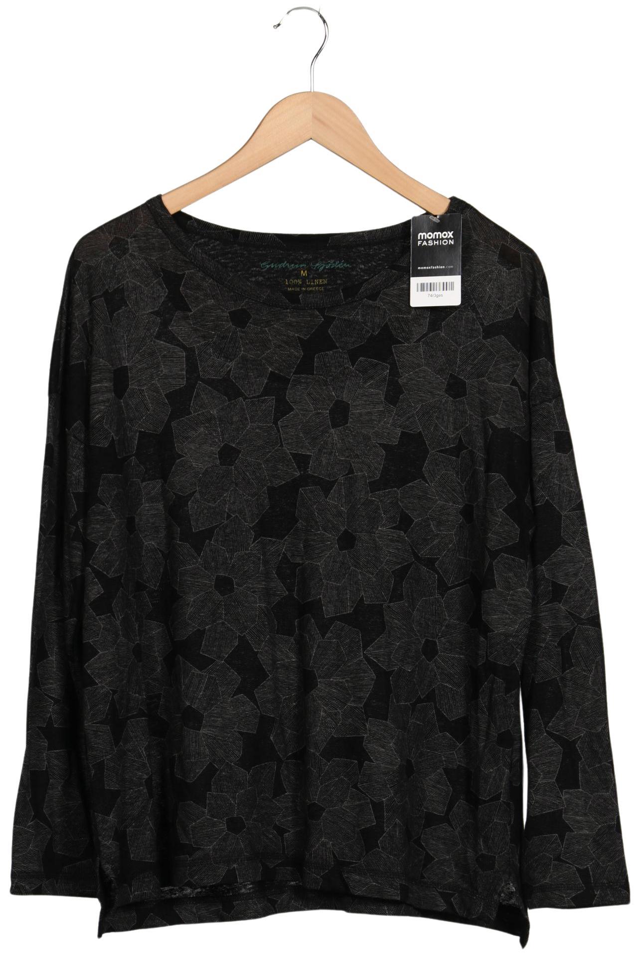 

Gudrun Sjödén Damen Langarmshirt, schwarz, Gr. 38