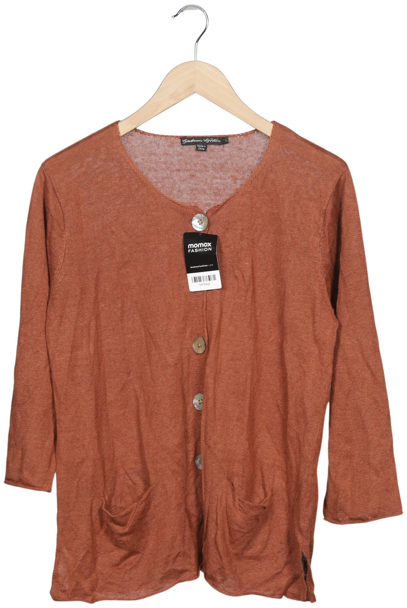 

Gudrun Sjödén Damen Strickjacke, braun, Gr. 42