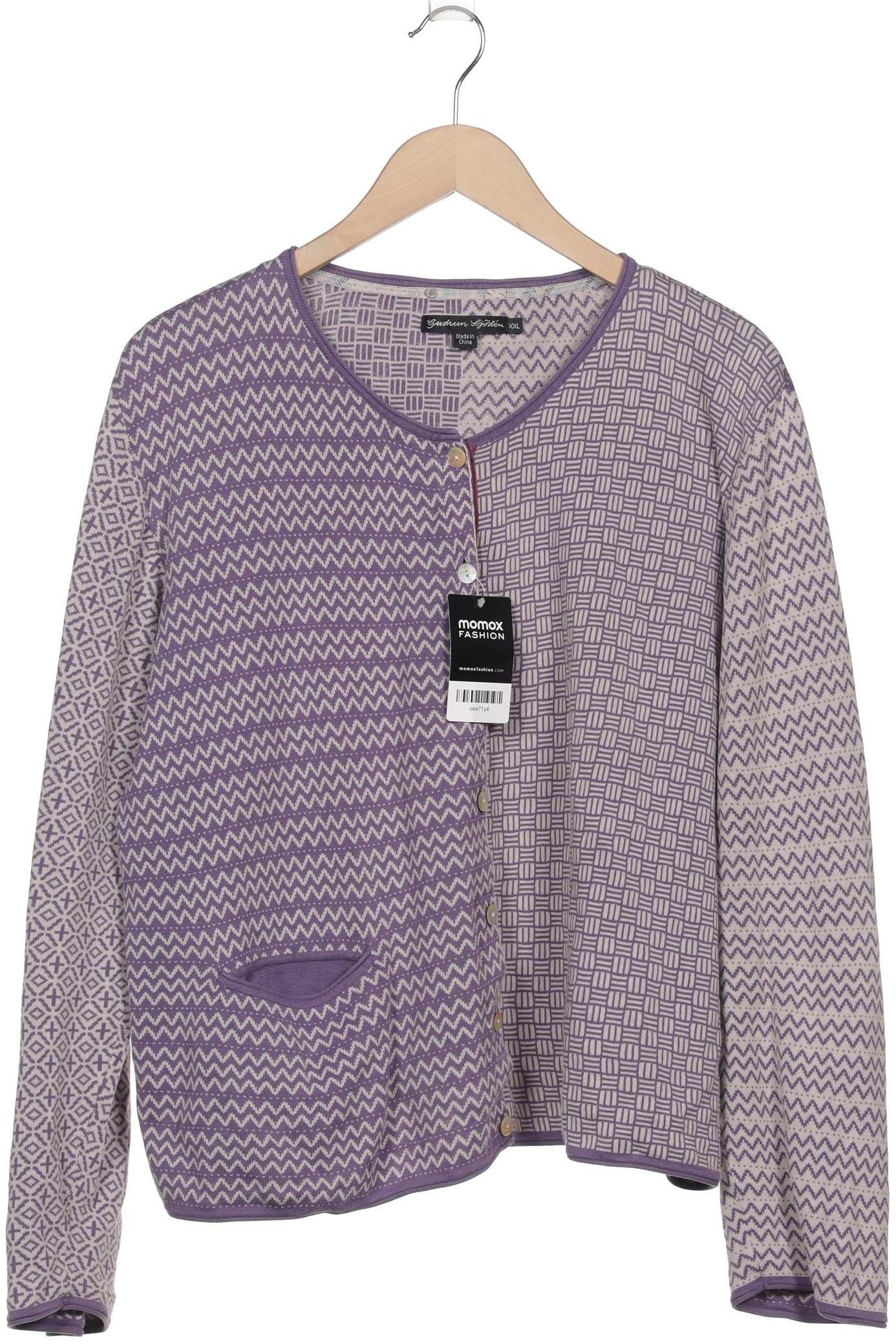 

Gudrun Sjödén Damen Strickjacke, flieder, Gr. 46
