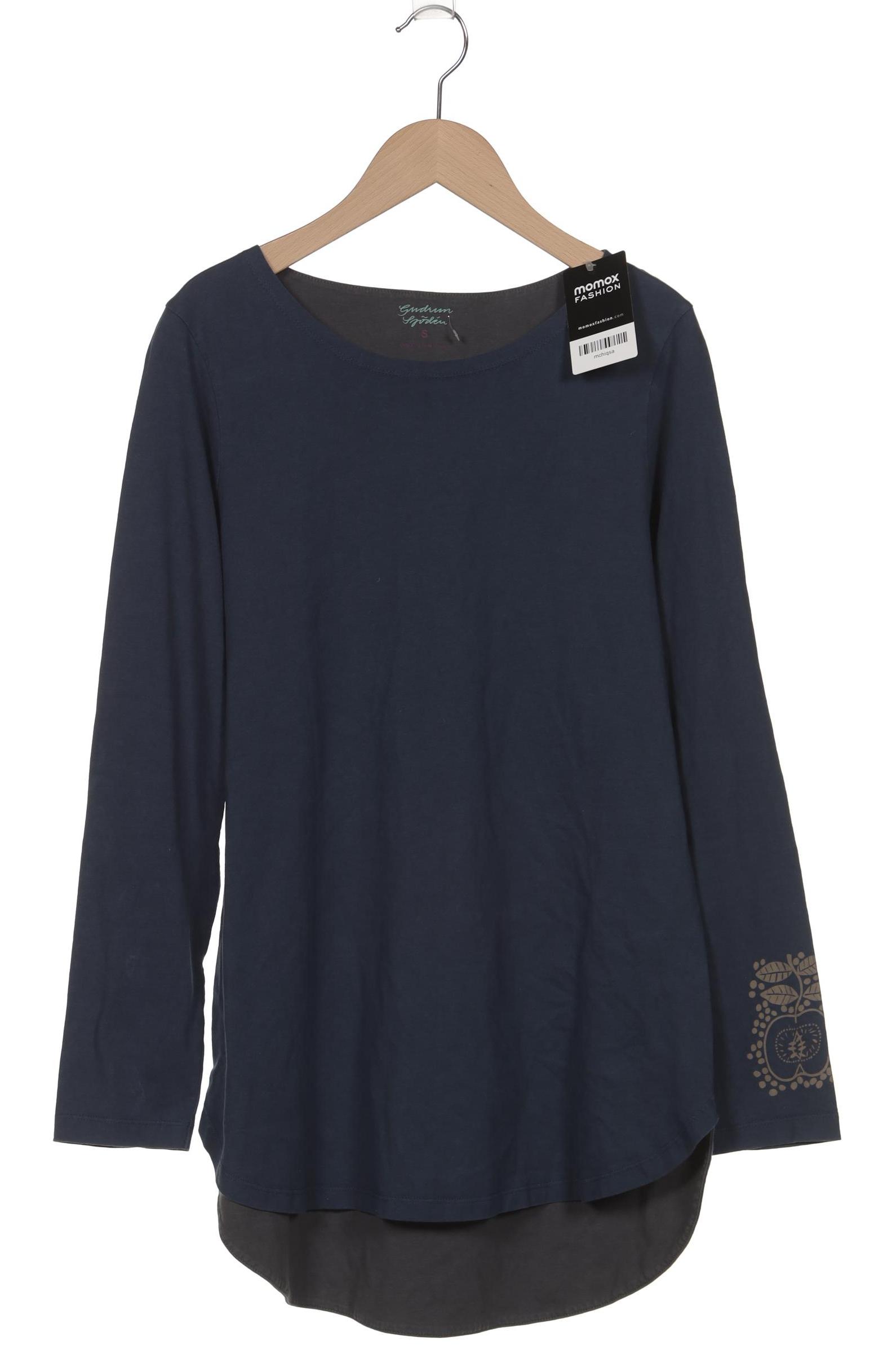 

Gudrun Sjödén Damen Langarmshirt, marineblau