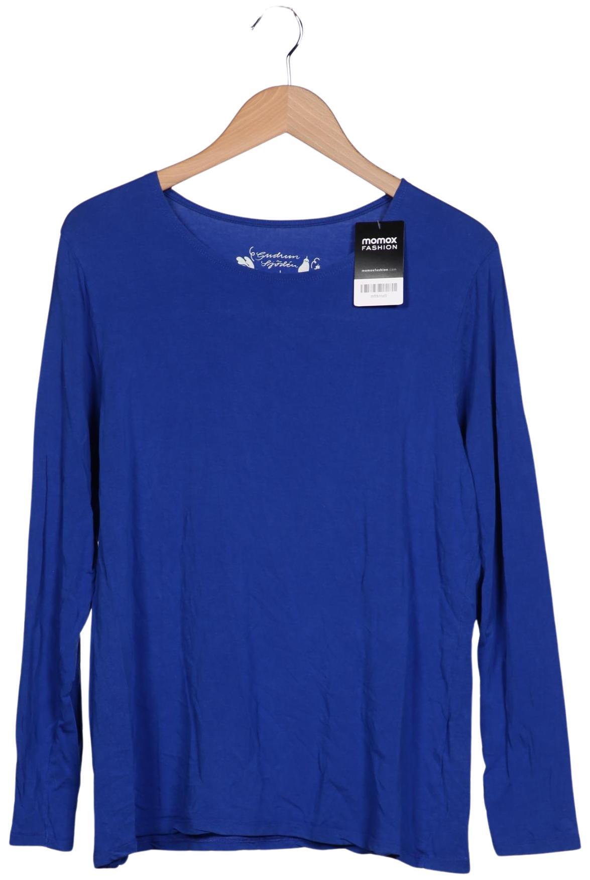 

Gudrun Sjödén Damen Langarmshirt, blau, Gr. 42