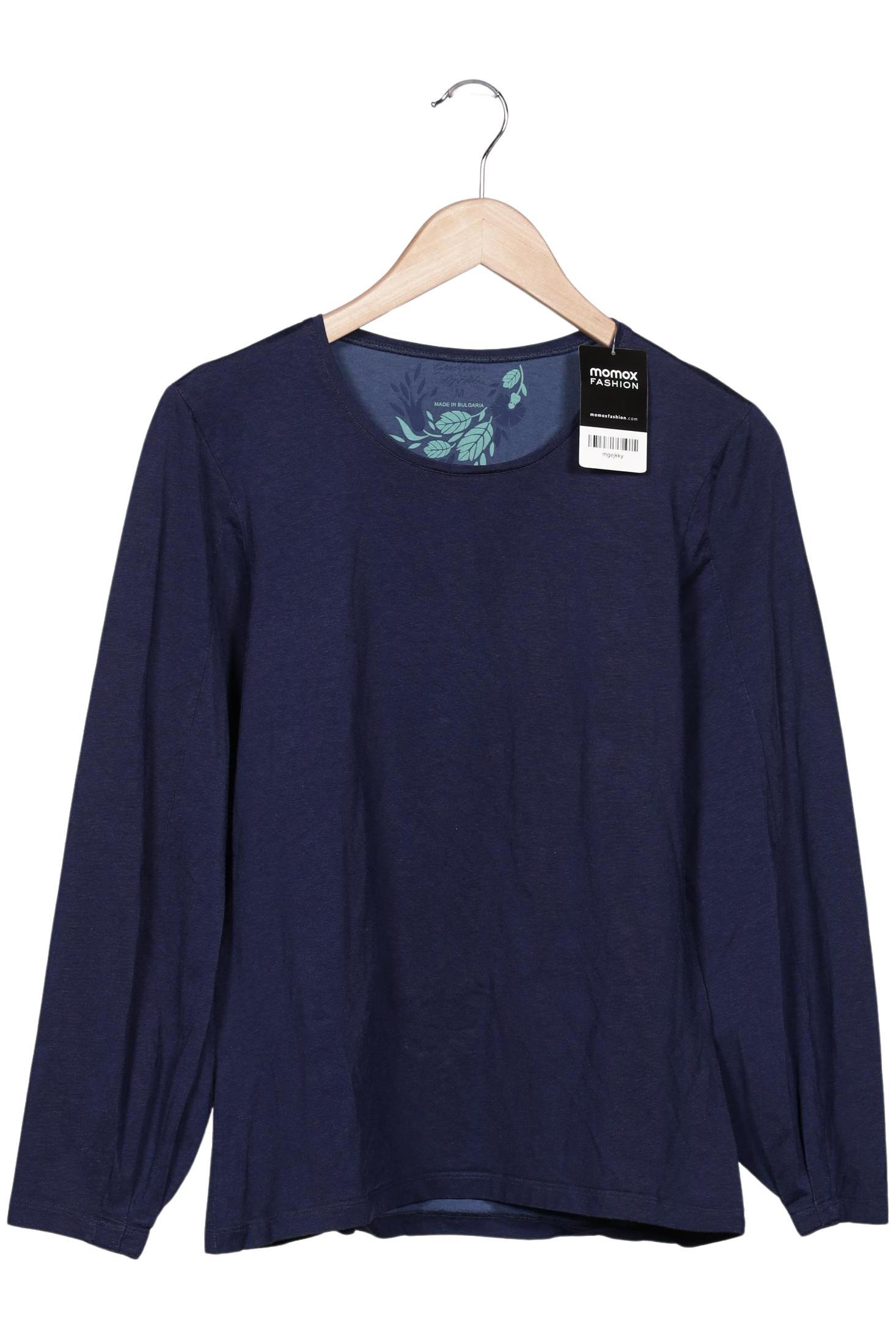 

Gudrun Sjödén Damen Langarmshirt, marineblau, Gr. 38