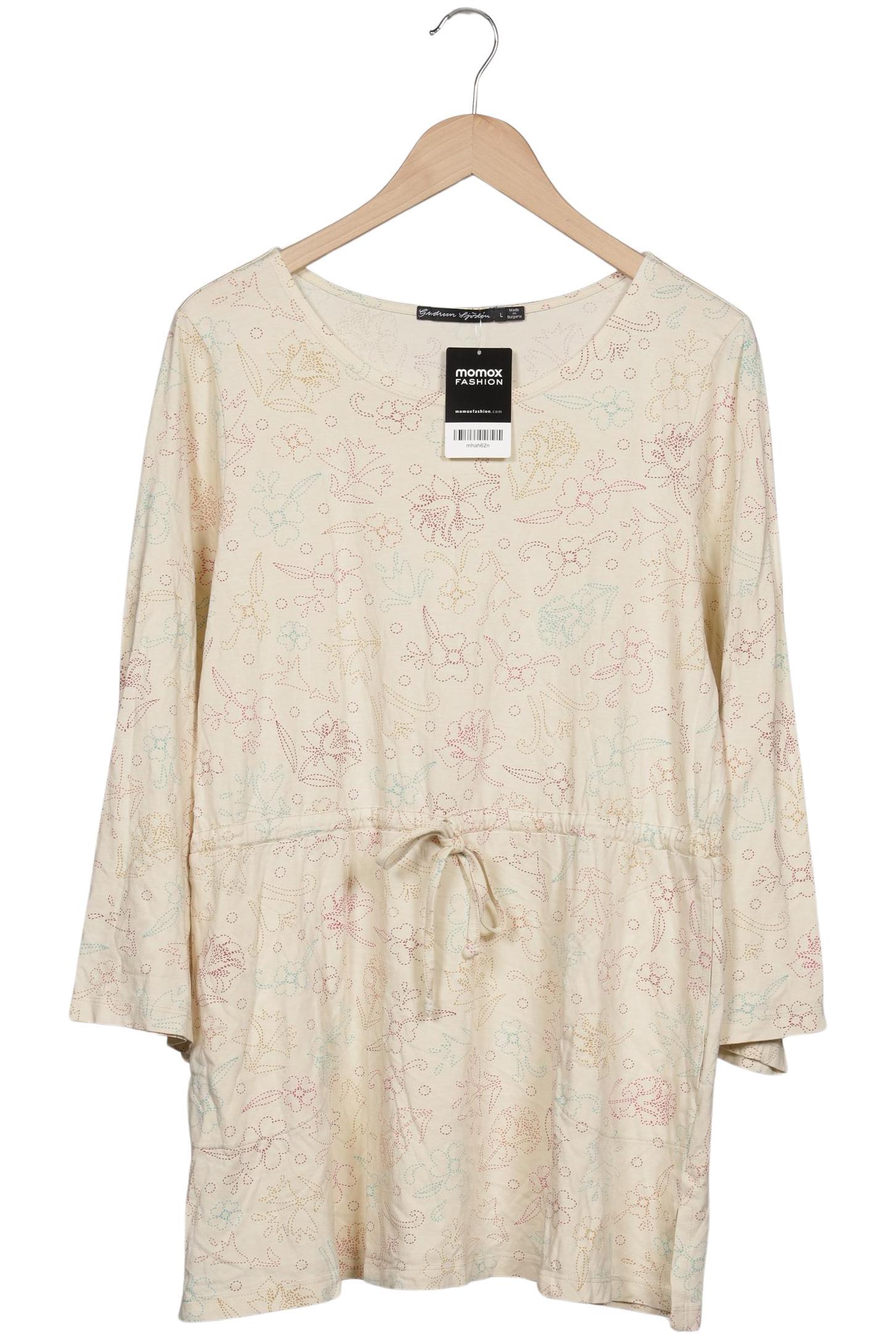 

Gudrun Sjödén Damen Langarmshirt, cremeweiß, Gr. 42
