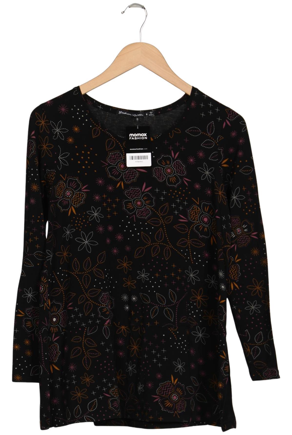 

Gudrun Sjödén Damen Langarmshirt, schwarz, Gr. 36