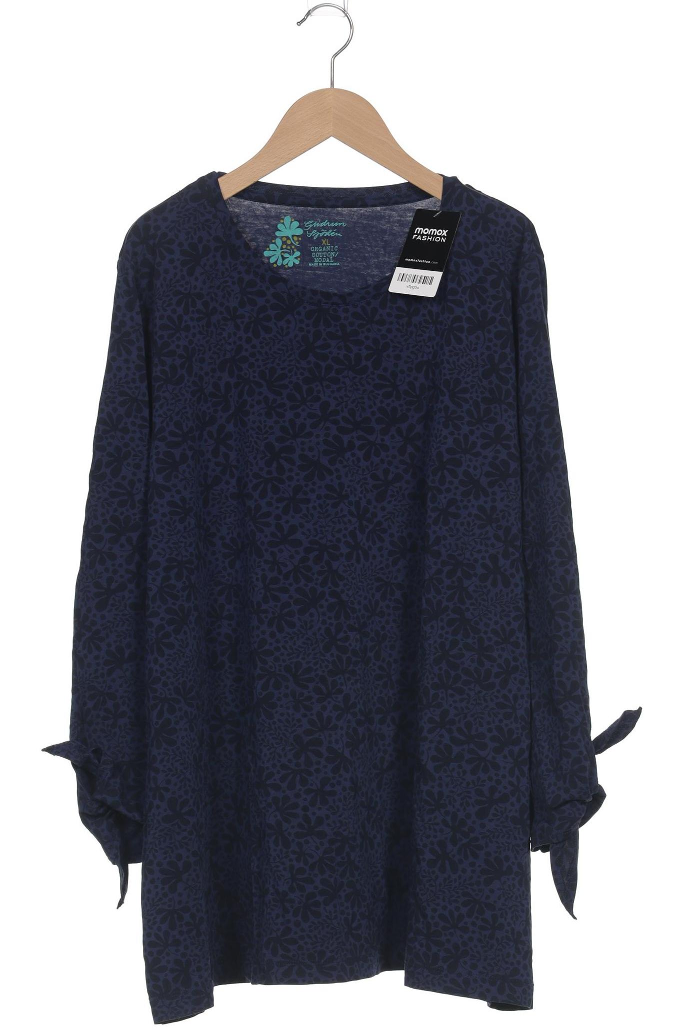 

Gudrun Sjödén Damen Langarmshirt, marineblau, Gr. 44