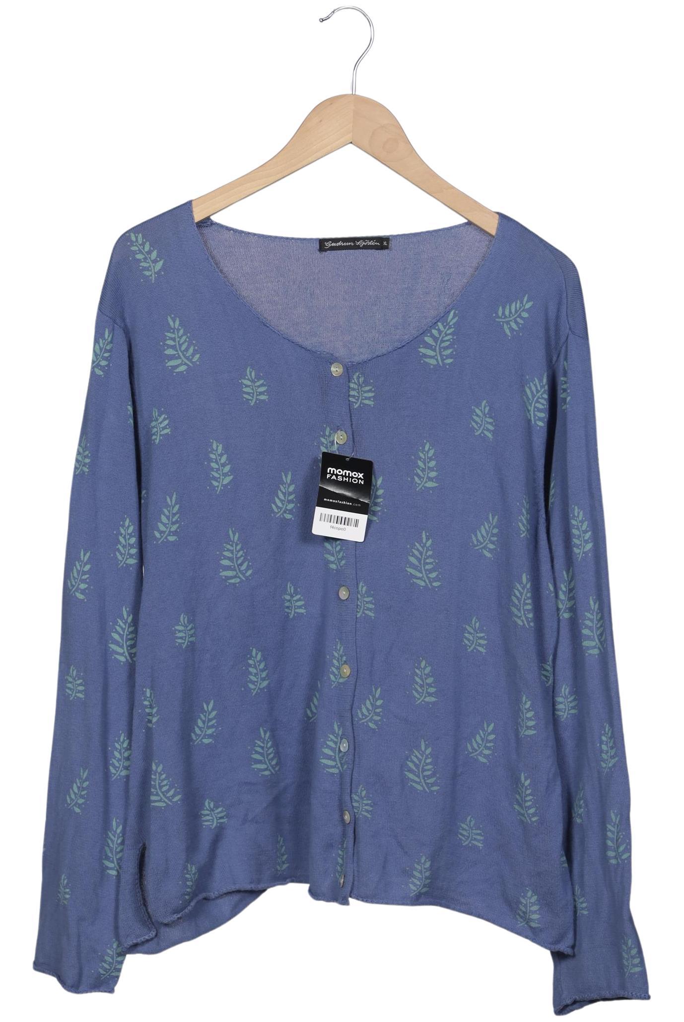 

Gudrun Sjödén Damen Strickjacke, blau, Gr. 44