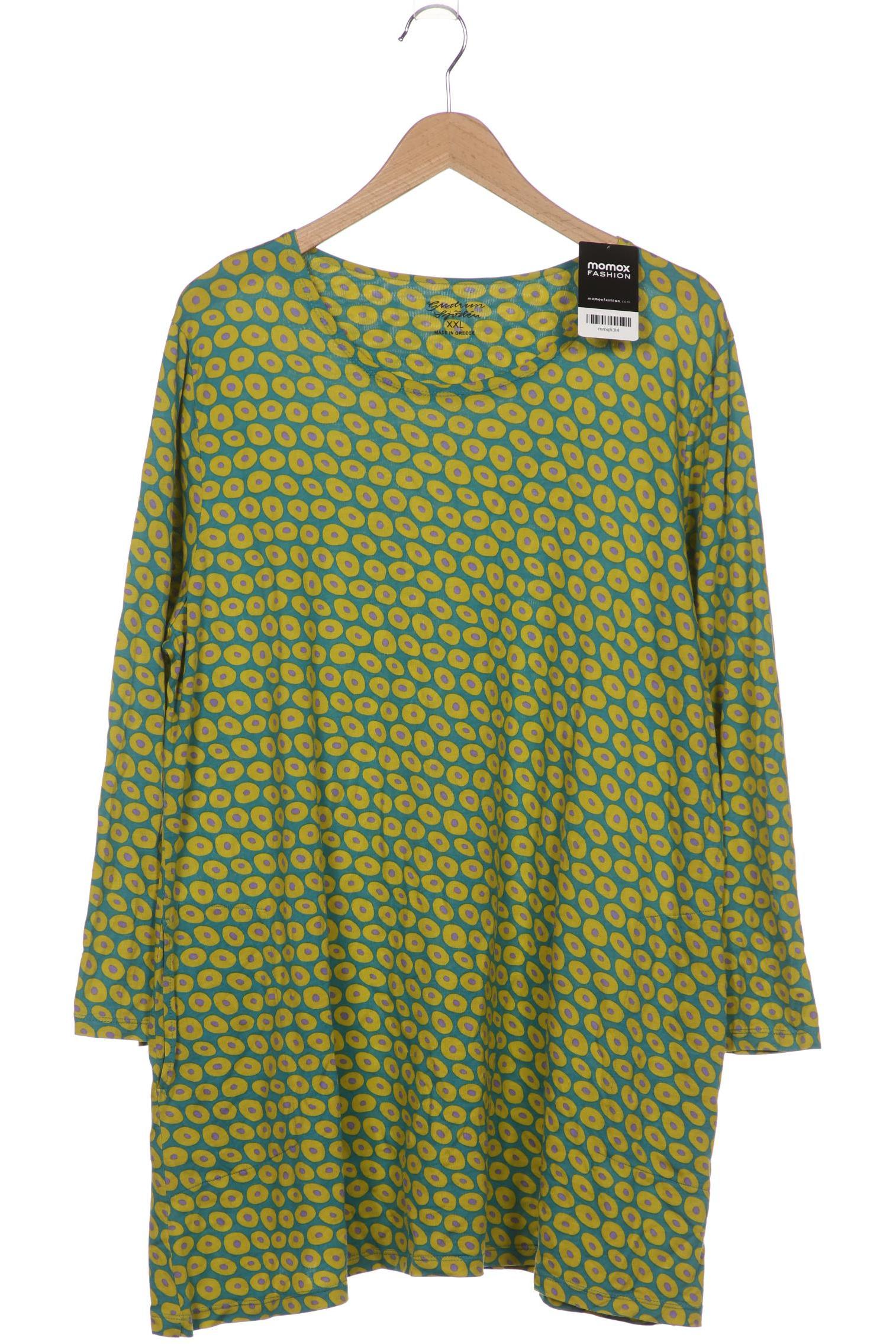 

Gudrun Sjödén Damen Langarmshirt, grün, Gr. 46
