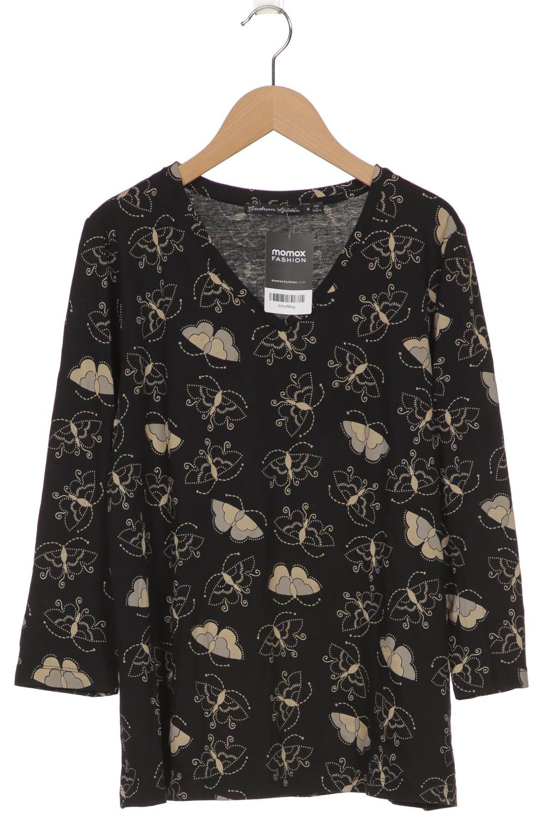 

Gudrun Sjödén Damen Langarmshirt, schwarz, Gr. 38