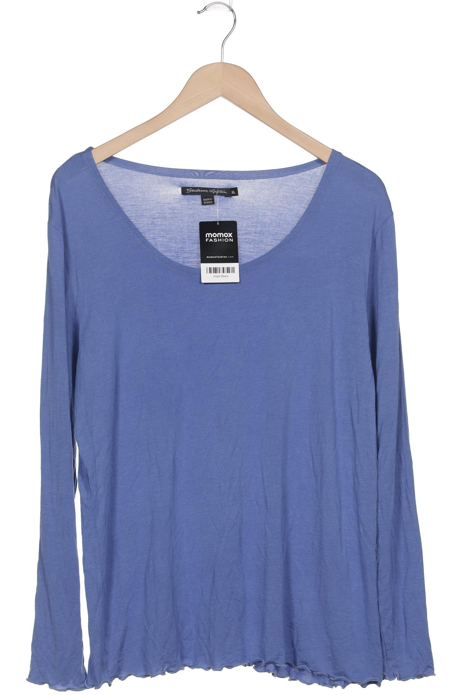 

Gudrun Sjödén Damen Langarmshirt, blau, Gr. 44
