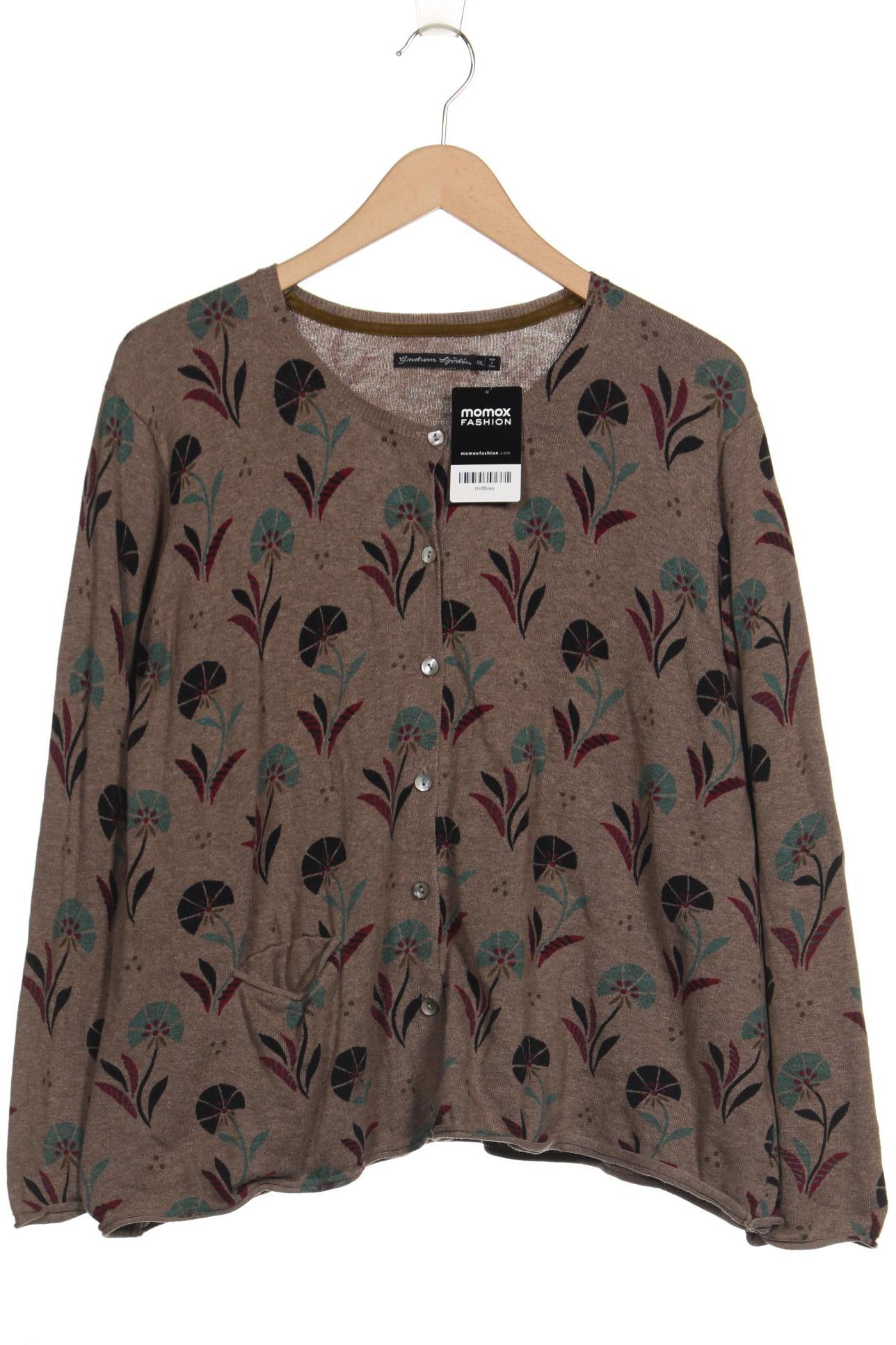 

Gudrun Sjödén Damen Strickjacke, braun, Gr. 46