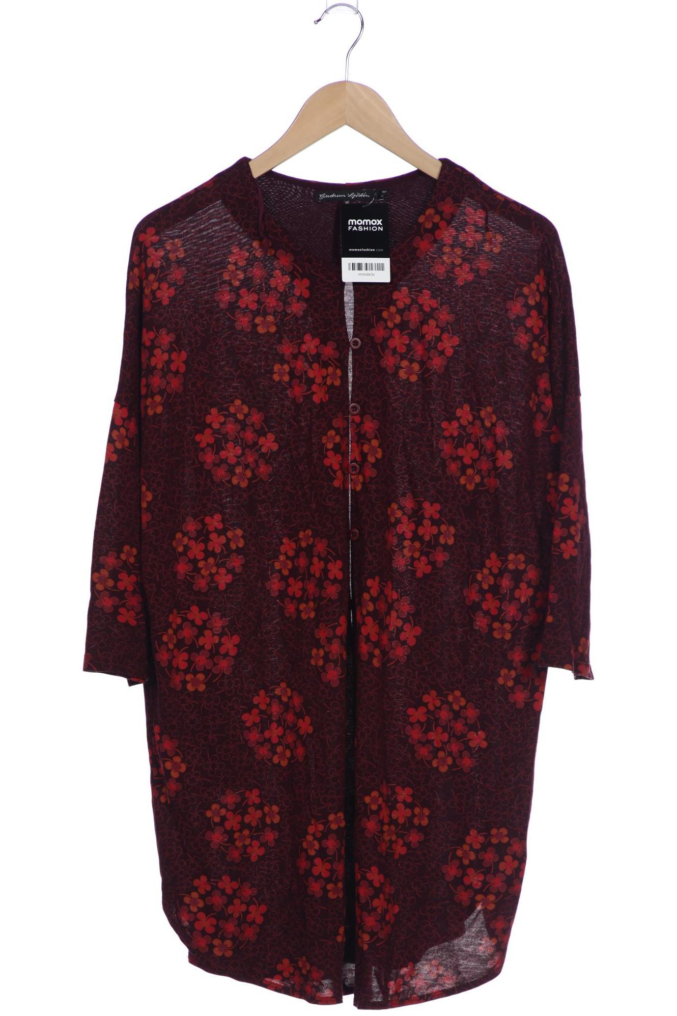 

Gudrun Sjödén Damen Langarmshirt, bordeaux, Gr. 36