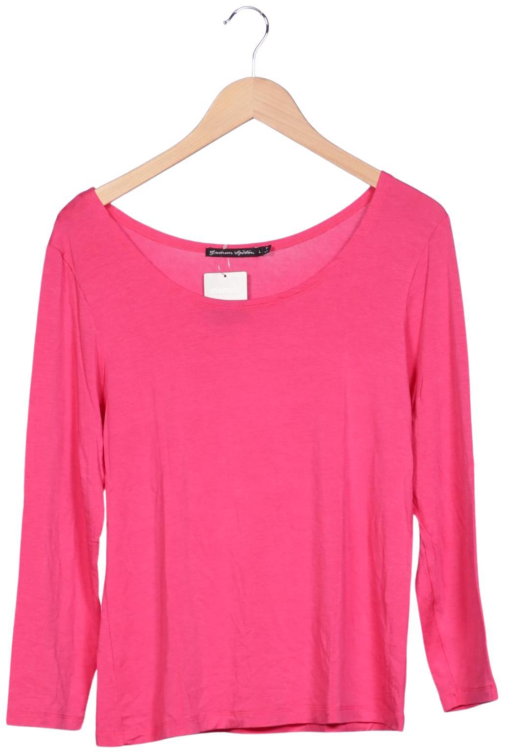 

Gudrun Sjödén Damen Langarmshirt, pink, Gr. 42