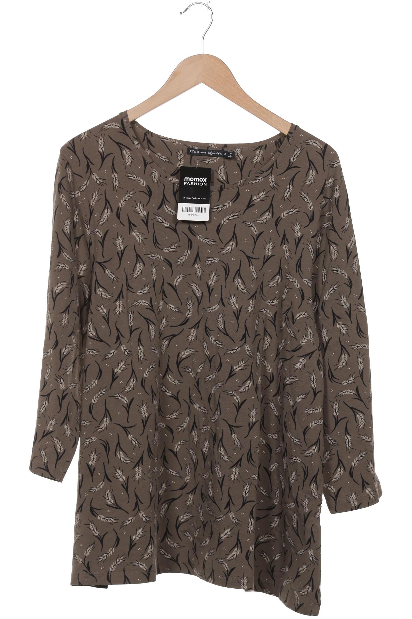 

Gudrun Sjödén Damen Langarmshirt, braun, Gr. 44