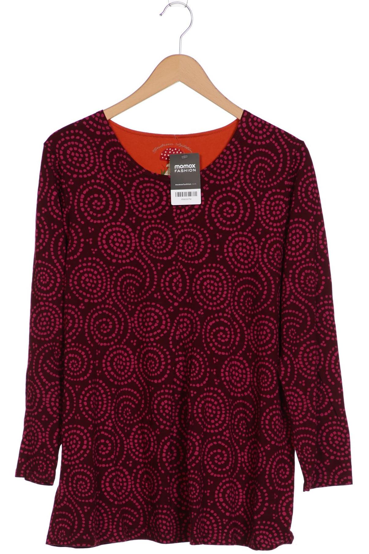 

Gudrun Sjödén Damen Langarmshirt, bordeaux, Gr. 42