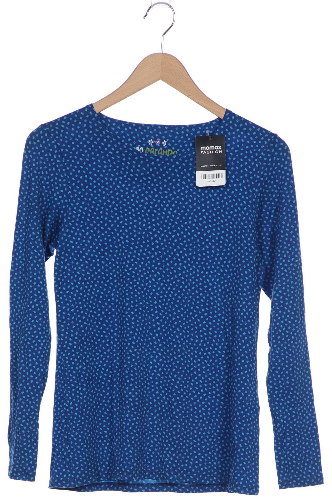 

Gudrun Sjödén Damen Langarmshirt, blau, Gr. 36