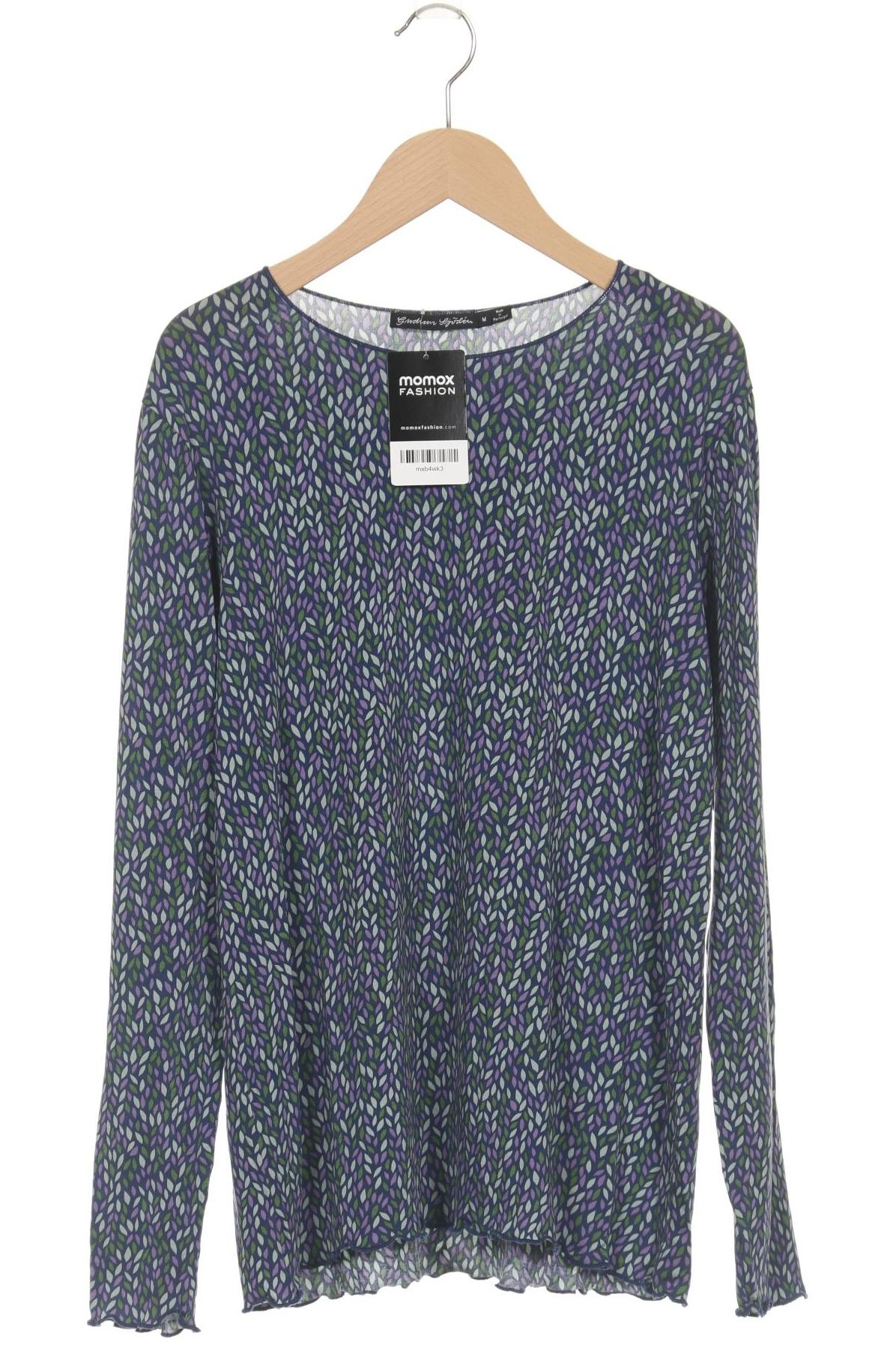 

Gudrun Sjödén Damen Langarmshirt, blau, Gr. 38