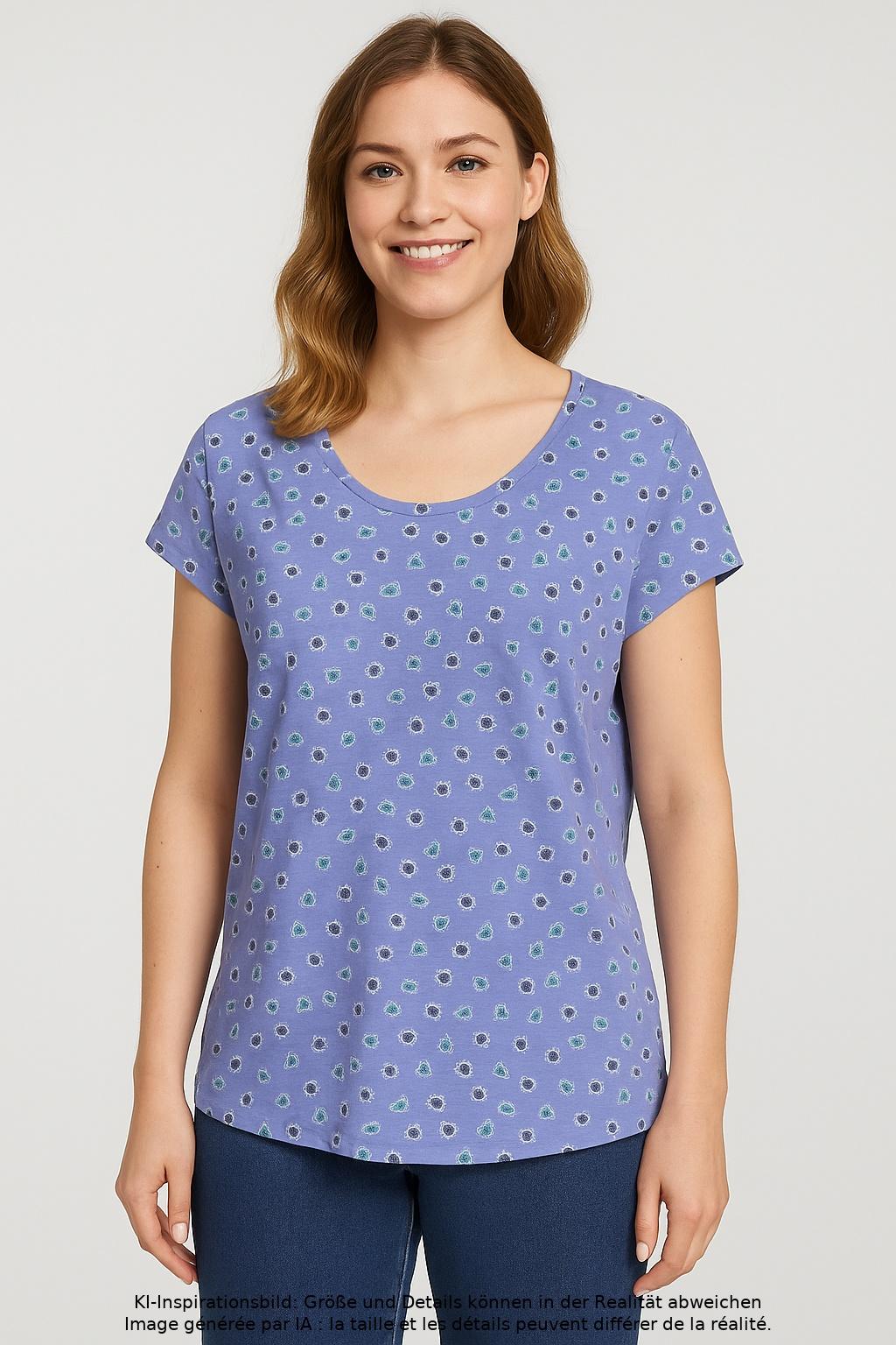 

Gudrun Sjödén Damen T-Shirt, hellblau, Gr. 42