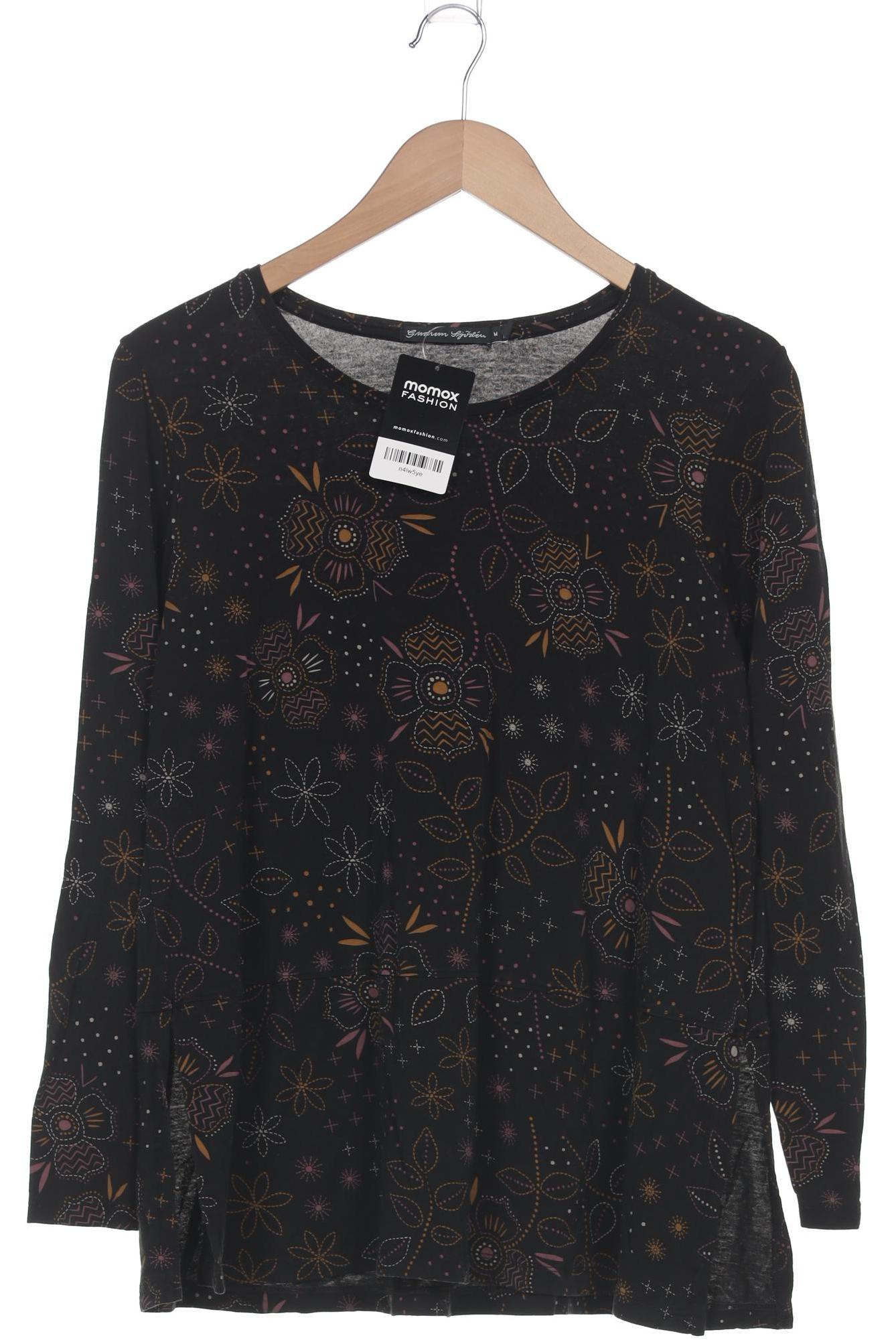 

Gudrun Sjödén Damen Langarmshirt, schwarz, Gr. 38