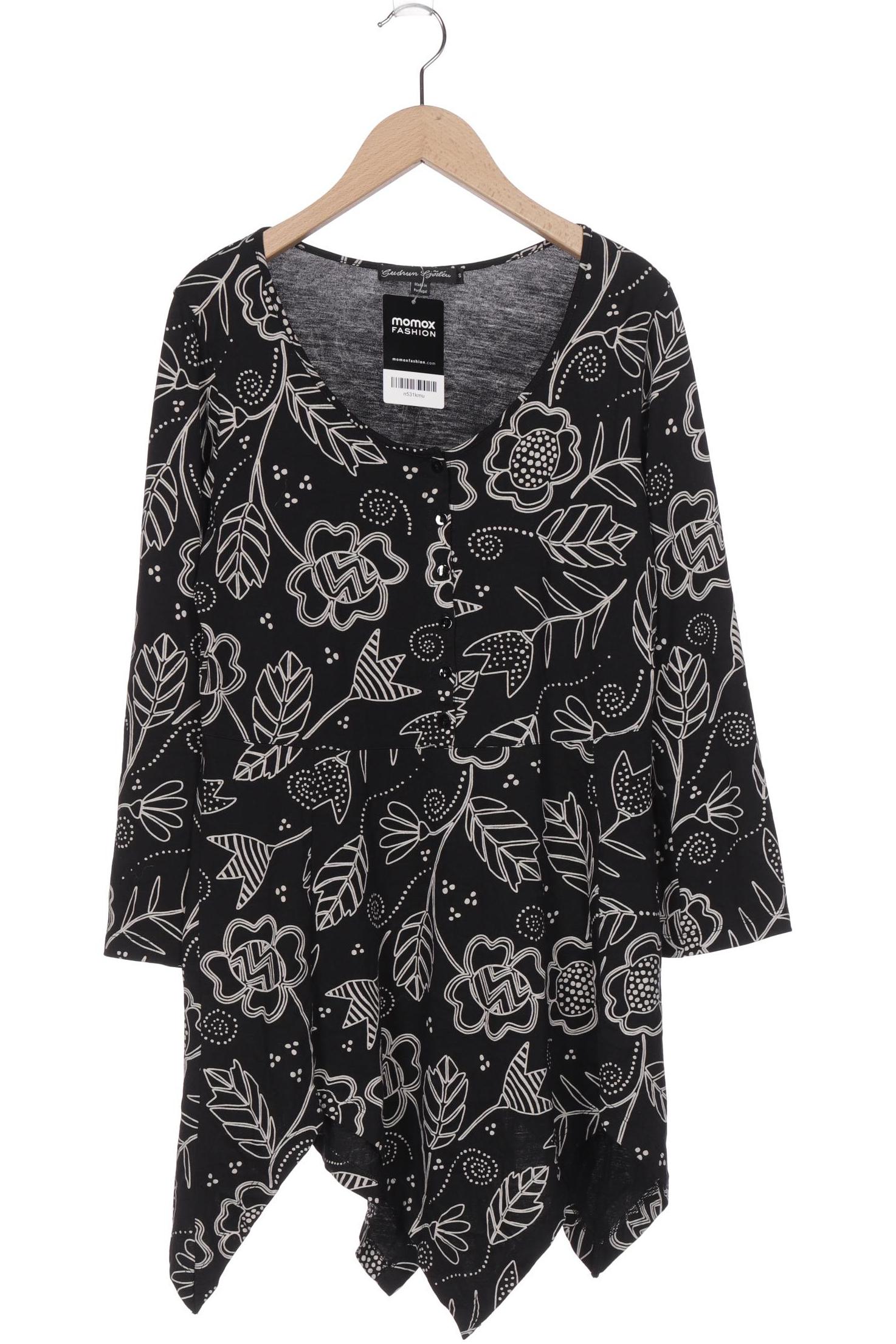 

Gudrun Sjödén Damen Langarmshirt, schwarz