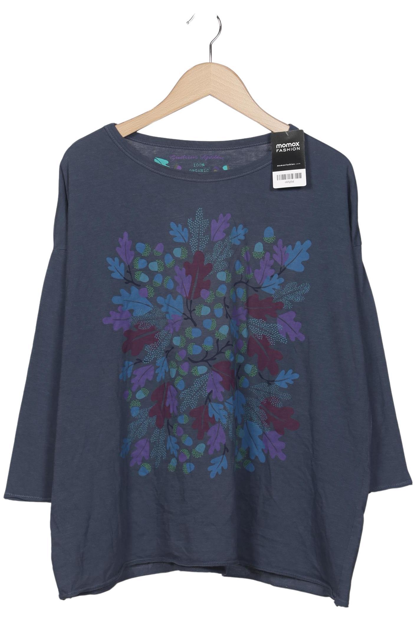 

Gudrun Sjödén Damen Langarmshirt, marineblau, Gr. 44