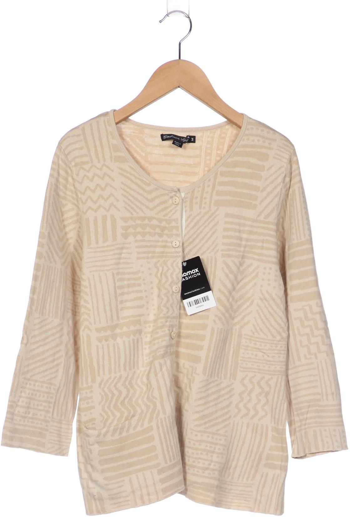 

Gudrun Sjödén Damen Strickjacke, beige, Gr. 38
