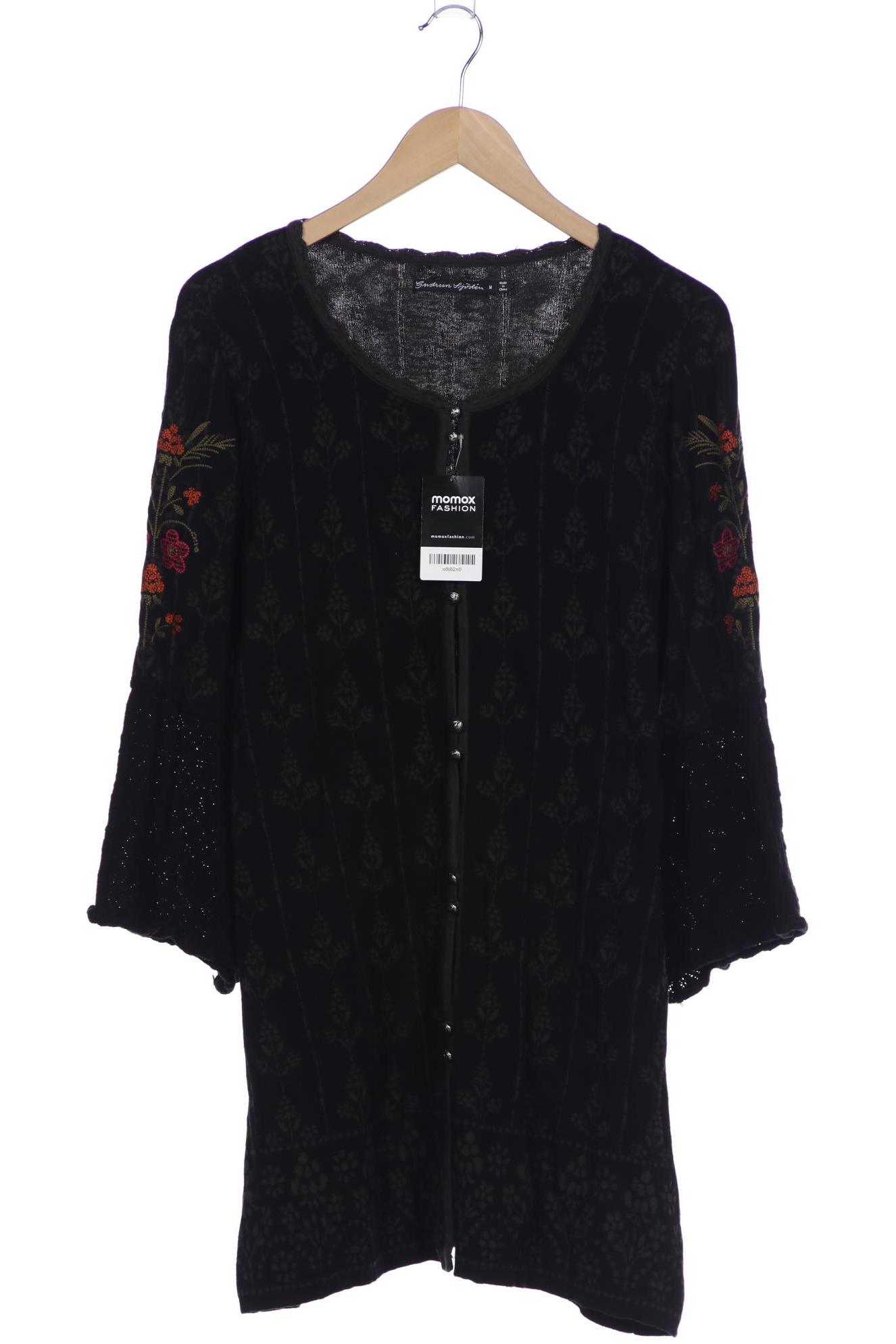 

Gudrun Sjödén Damen Strickjacke, schwarz, Gr. 38