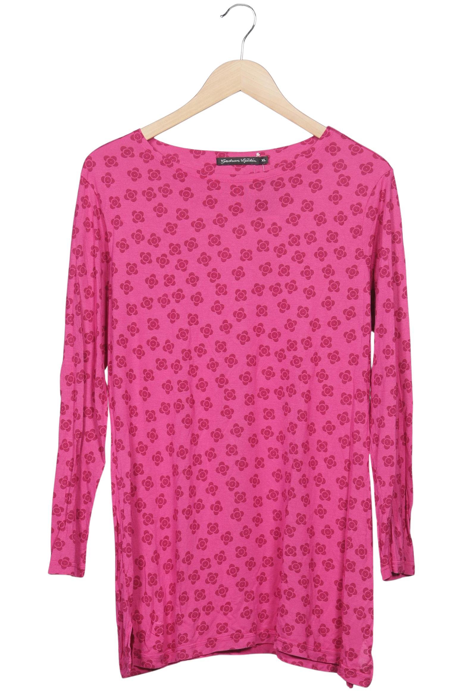 

Gudrun Sjödén Damen Langarmshirt, pink, Gr. 44