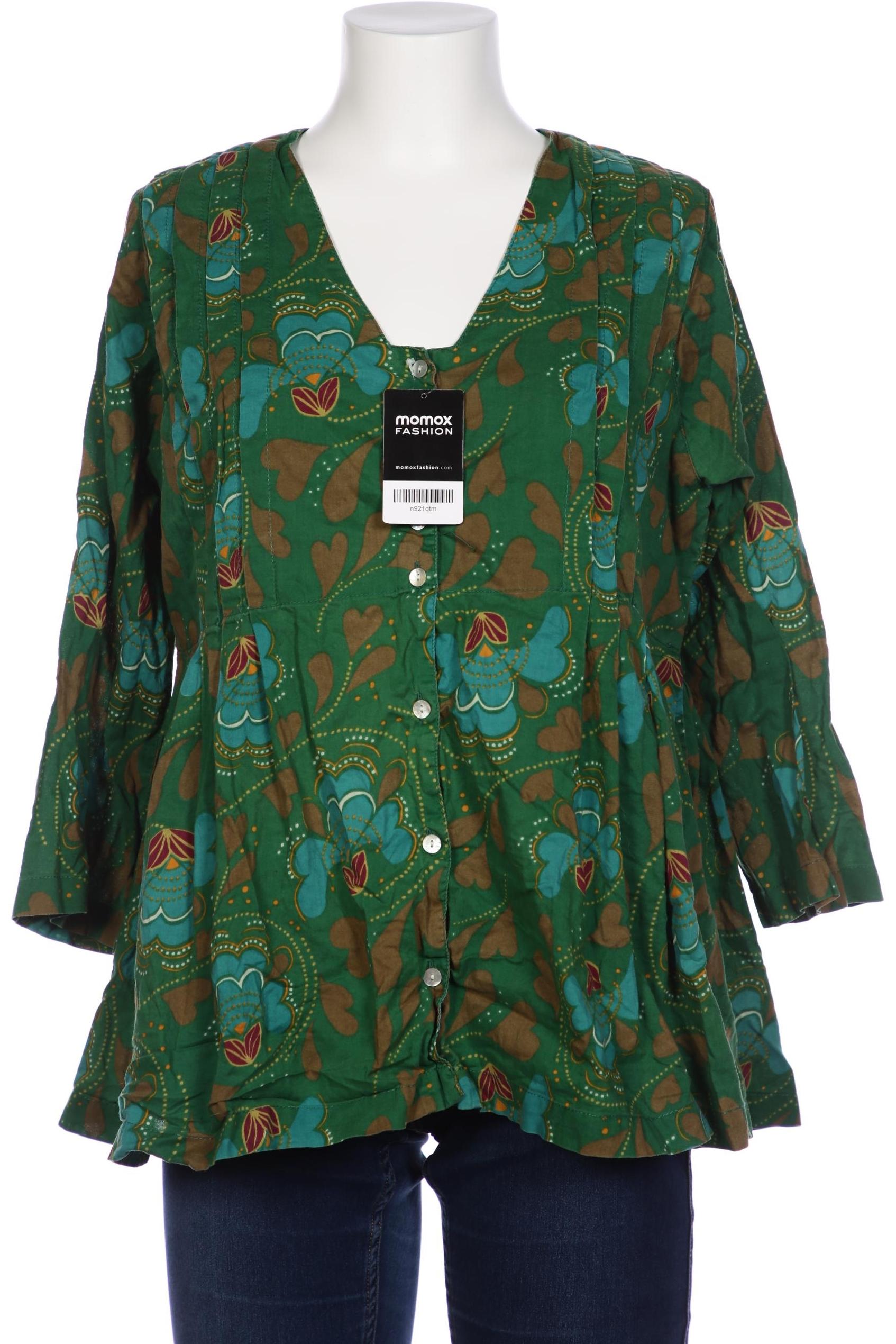 

Gudrun Sjödén Damen Bluse, grün, Gr. 42