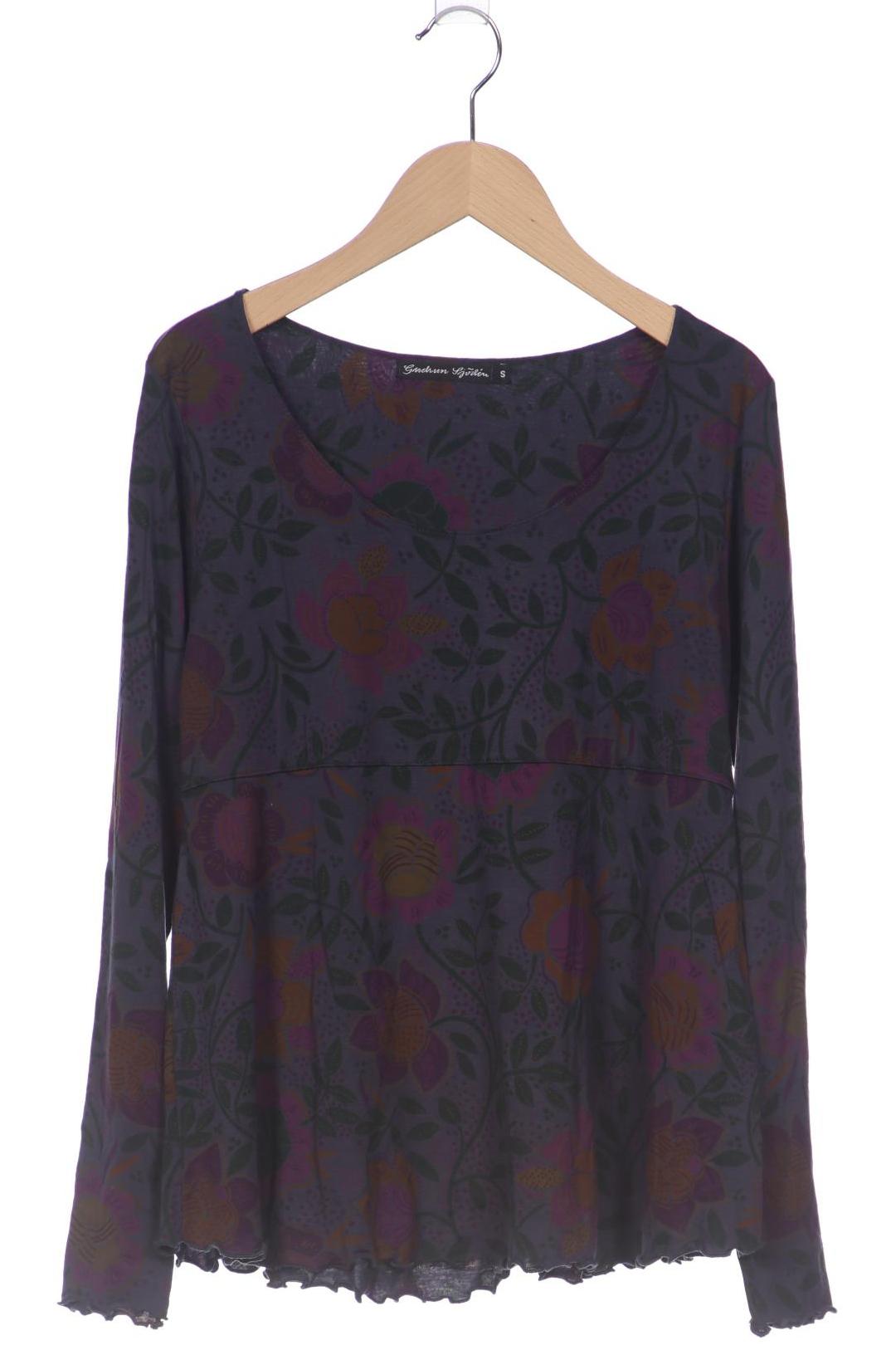 

Gudrun Sjödén Damen Langarmshirt, flieder, Gr. 36