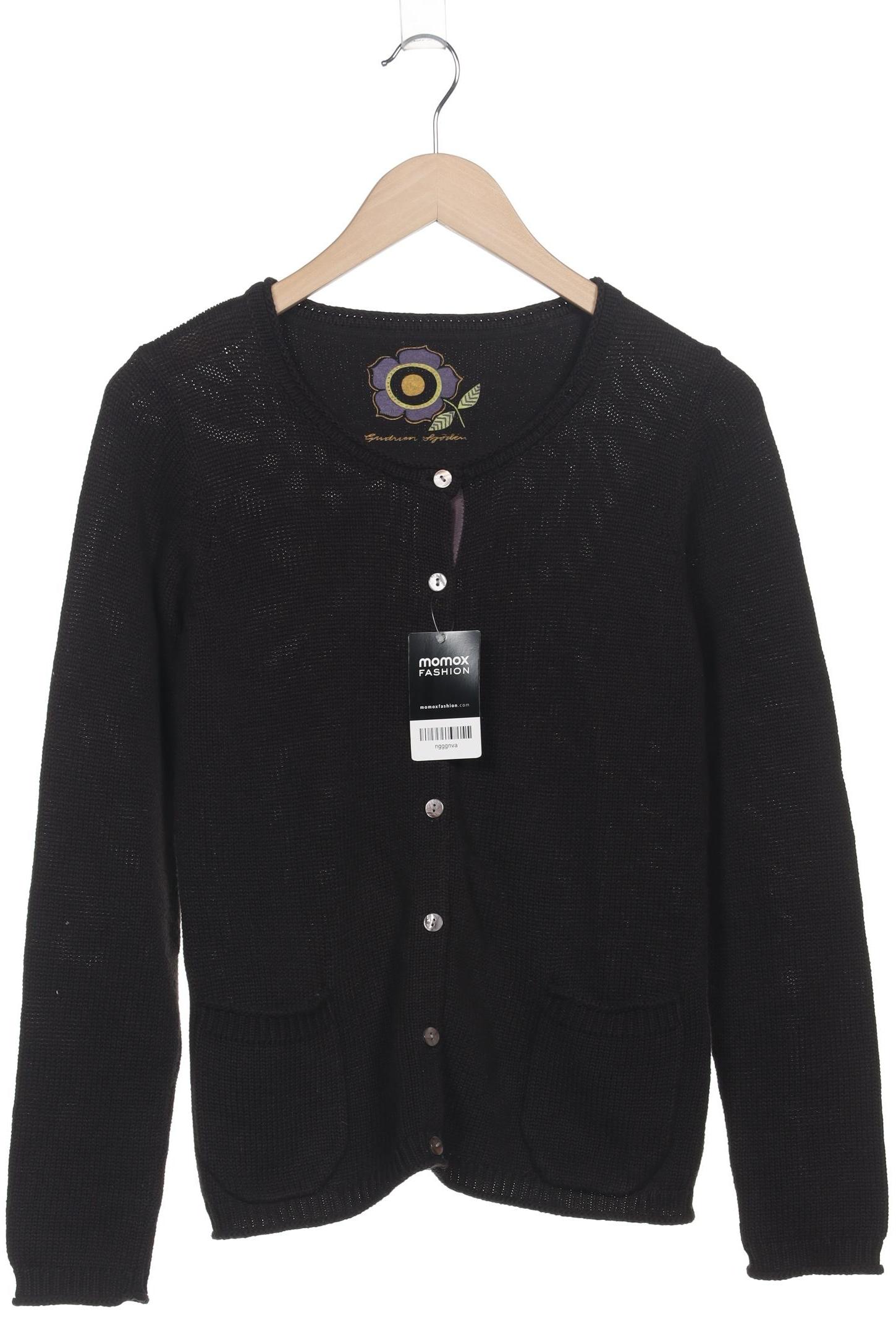 

Gudrun Sjödén Damen Strickjacke, schwarz, Gr. 36