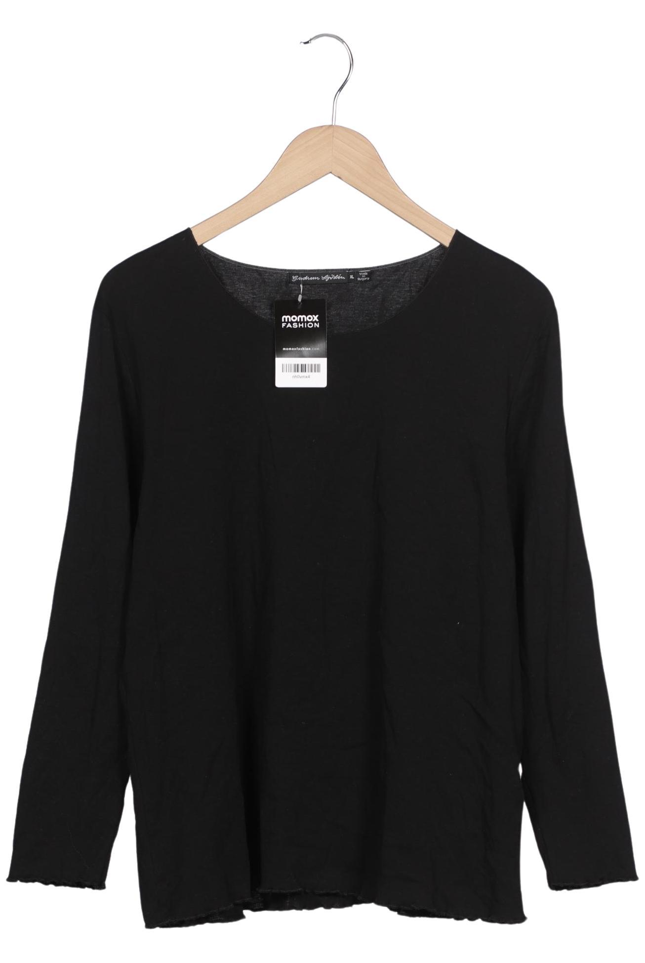

Gudrun Sjödén Damen Langarmshirt, schwarz, Gr. 44