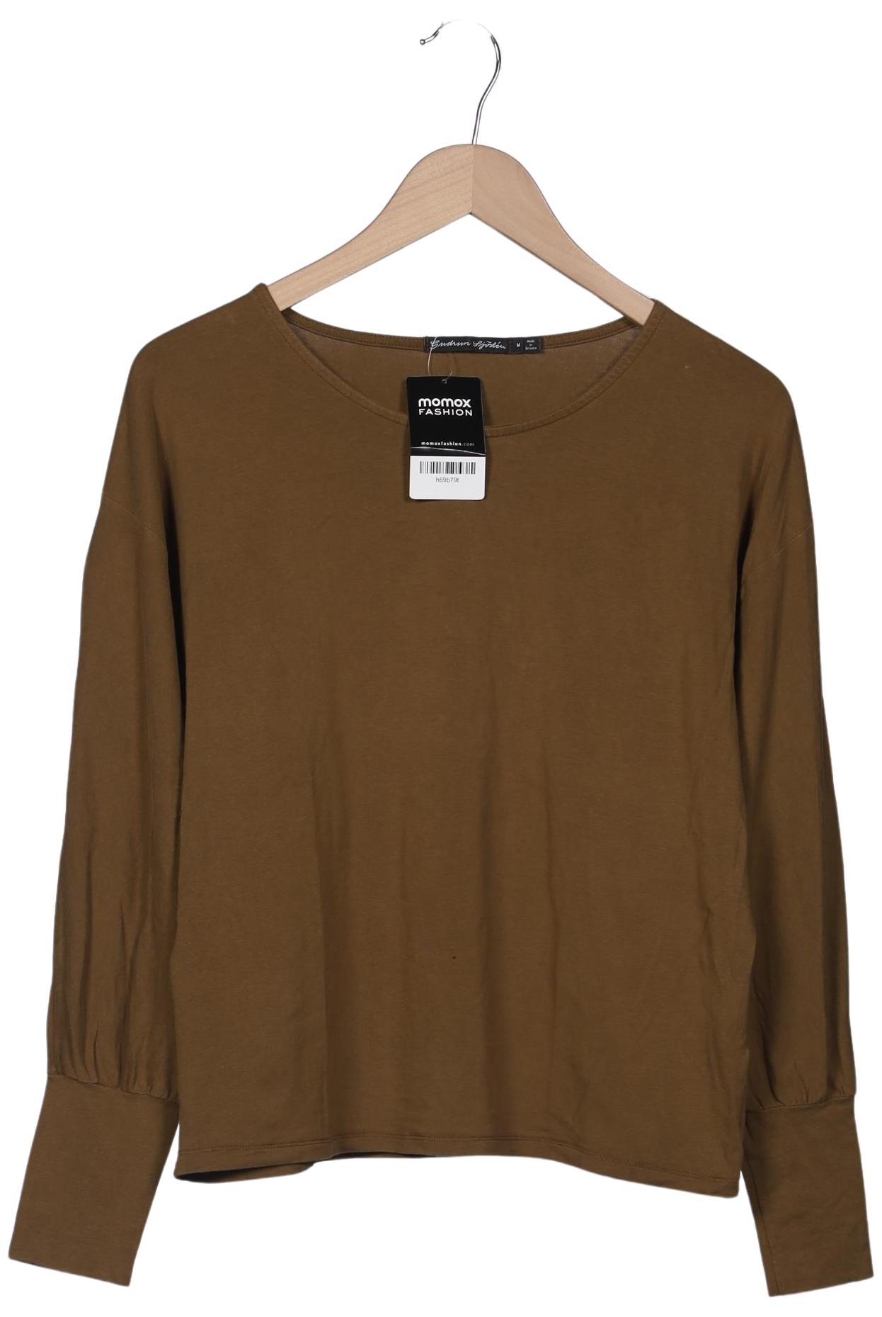 

Gudrun Sjödén Damen Langarmshirt, braun, Gr. 38