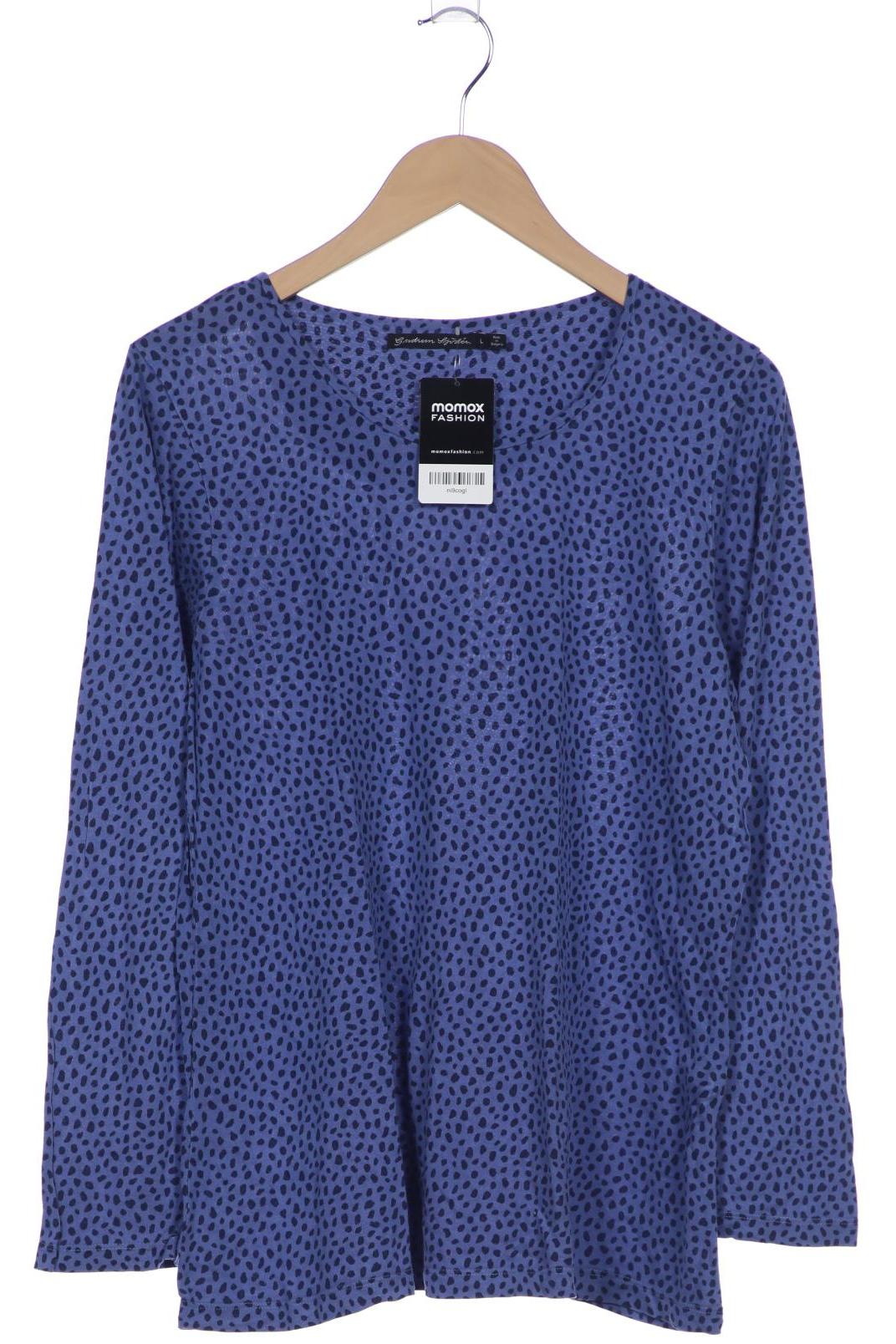 

Gudrun Sjödén Damen Langarmshirt, blau, Gr. 42