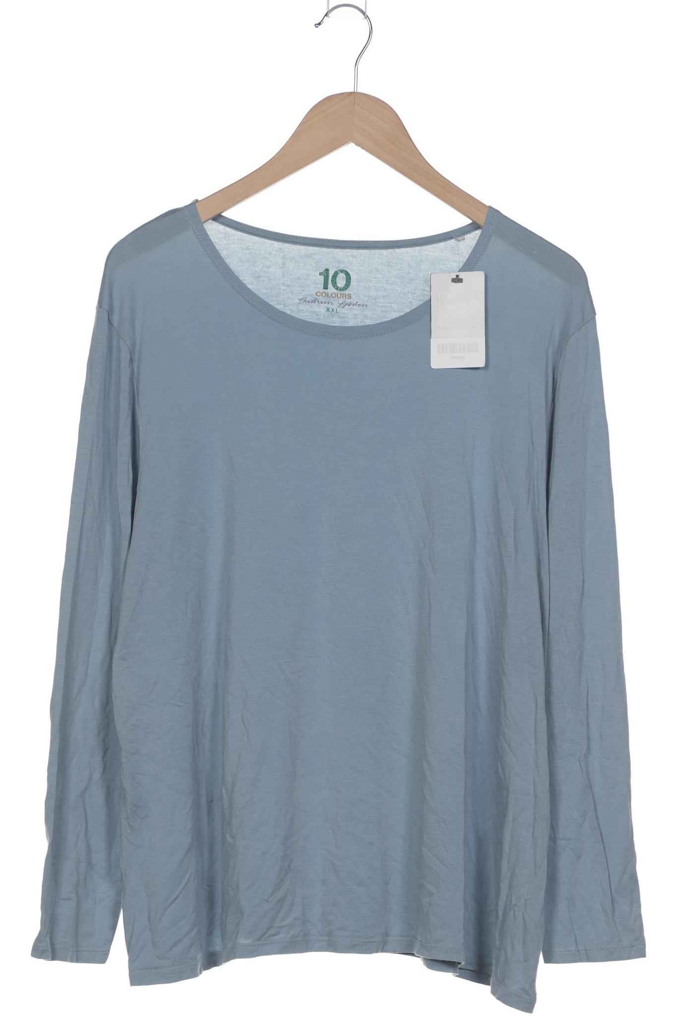 

Gudrun Sjödén Damen Langarmshirt, hellblau, Gr. 46