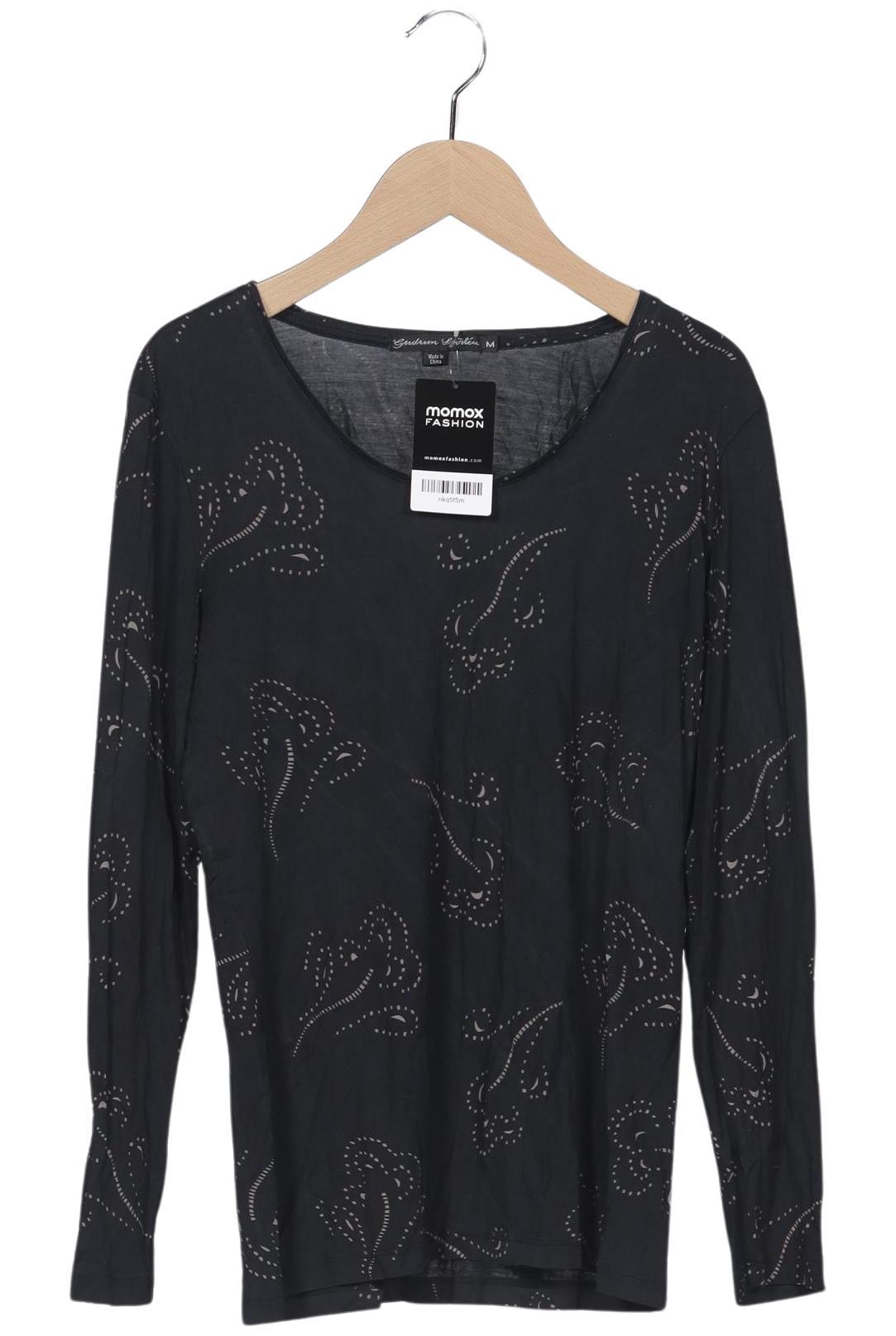 

Gudrun Sjödén Damen Langarmshirt, schwarz, Gr. 38