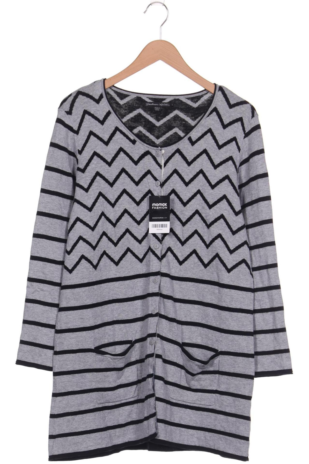 

Gudrun Sjödén Damen Strickjacke, grau, Gr. 42