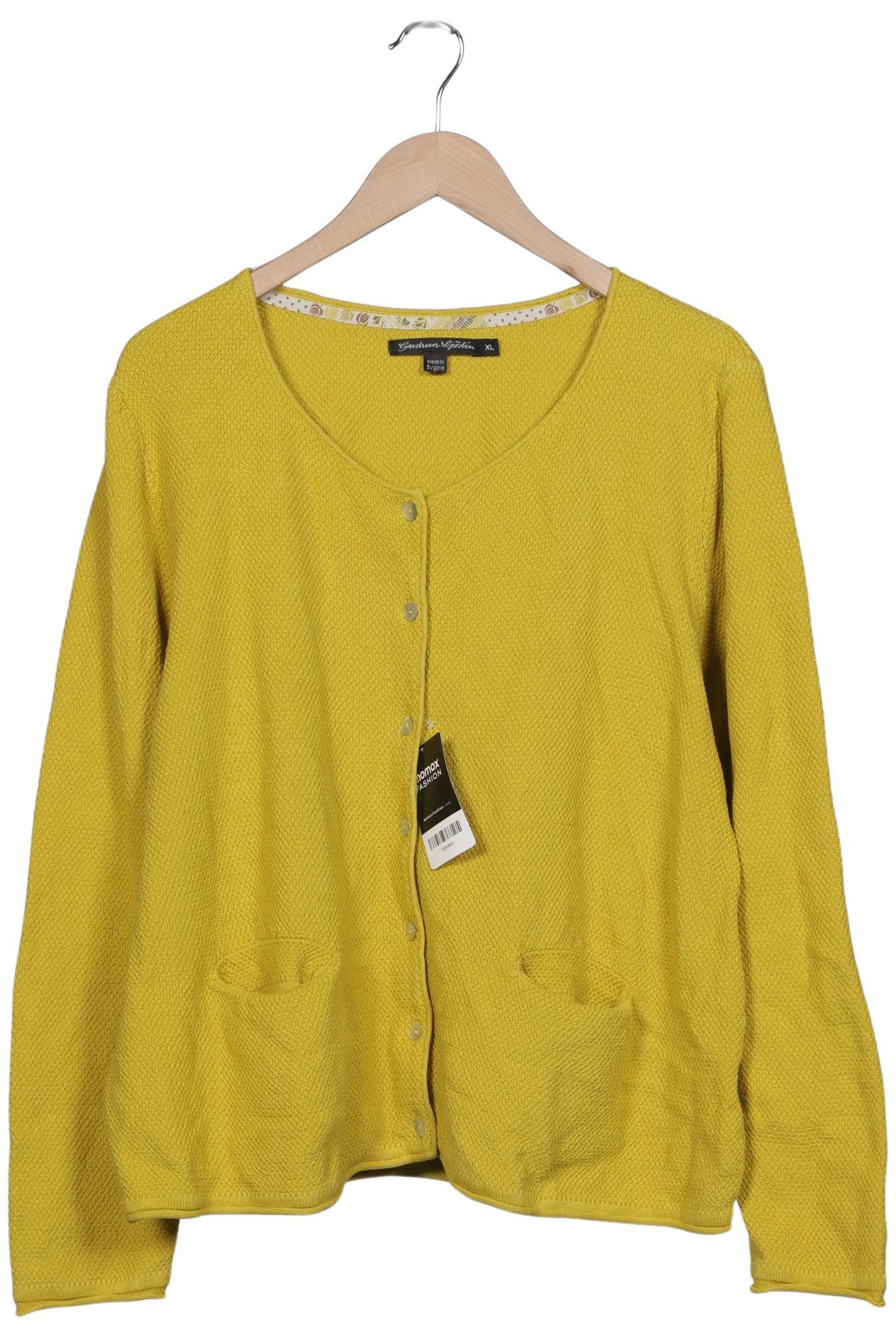 

Gudrun Sjödén Damen Strickjacke, gelb, Gr. 44