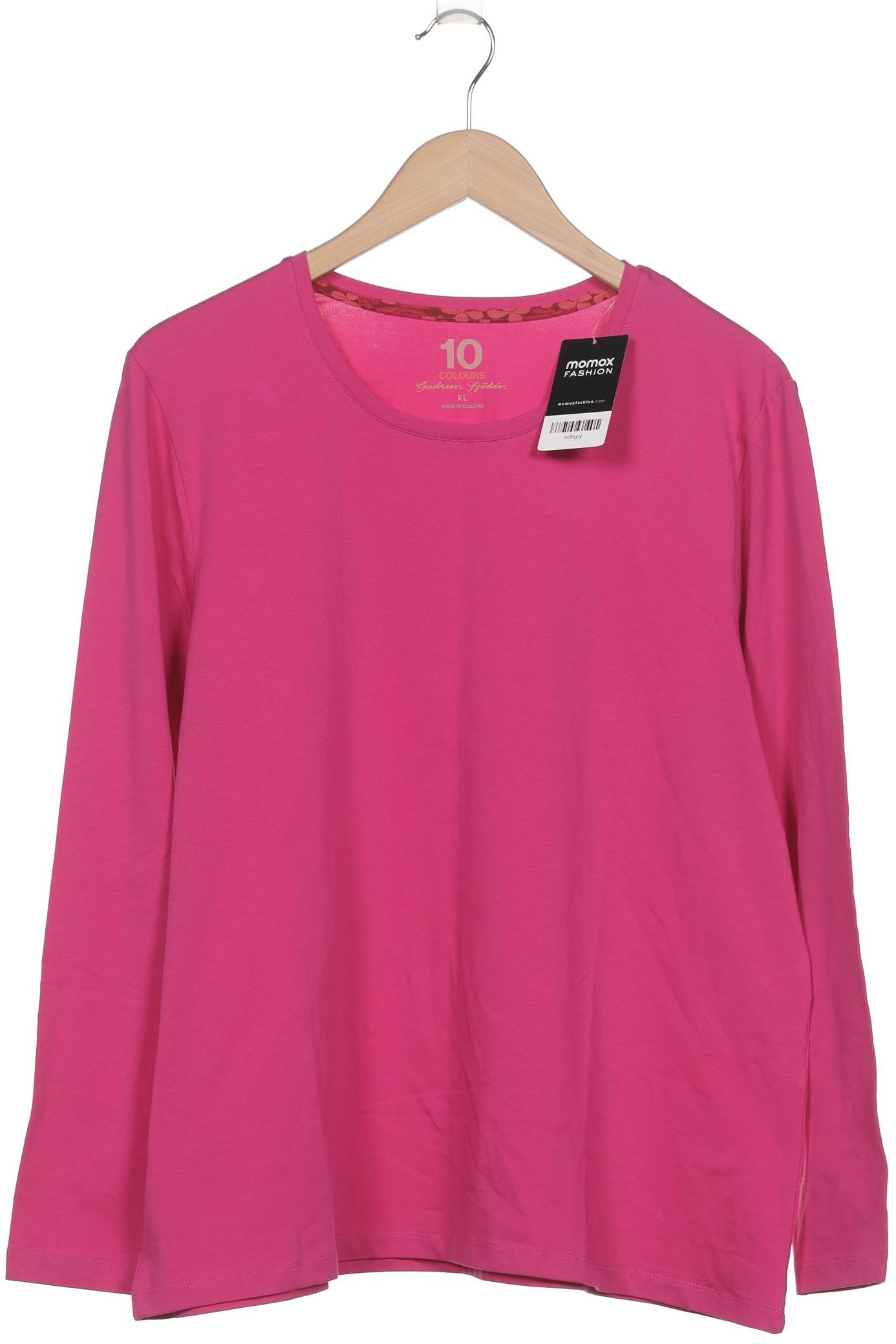 

Gudrun Sjödén Damen Langarmshirt, pink, Gr. 44