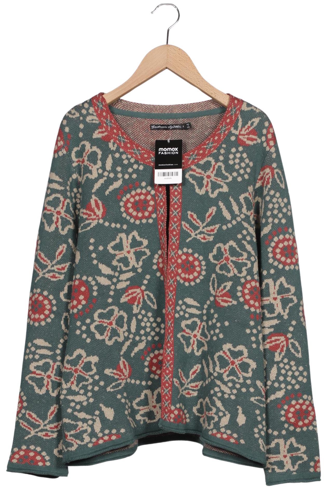 

Gudrun Sjödén Damen Strickjacke, türkis, Gr. 38