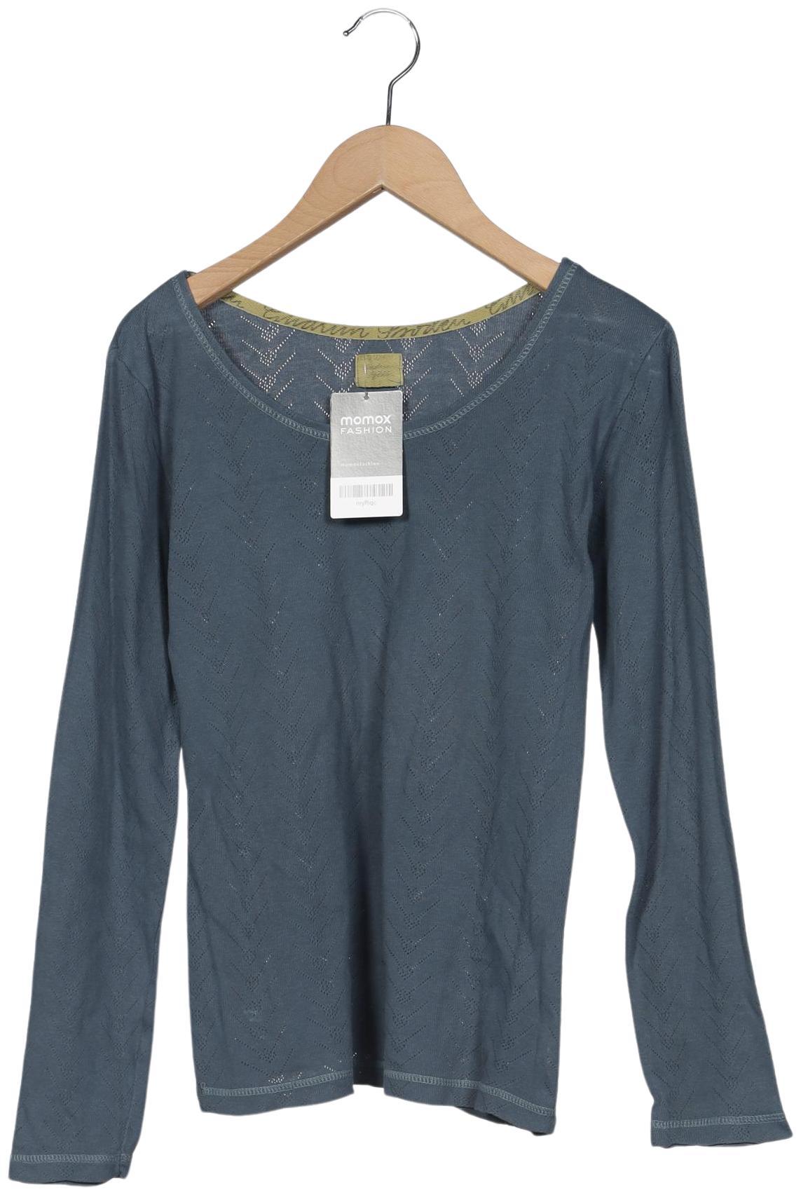 

Gudrun Sjödén Damen Langarmshirt, blau, Gr. 36