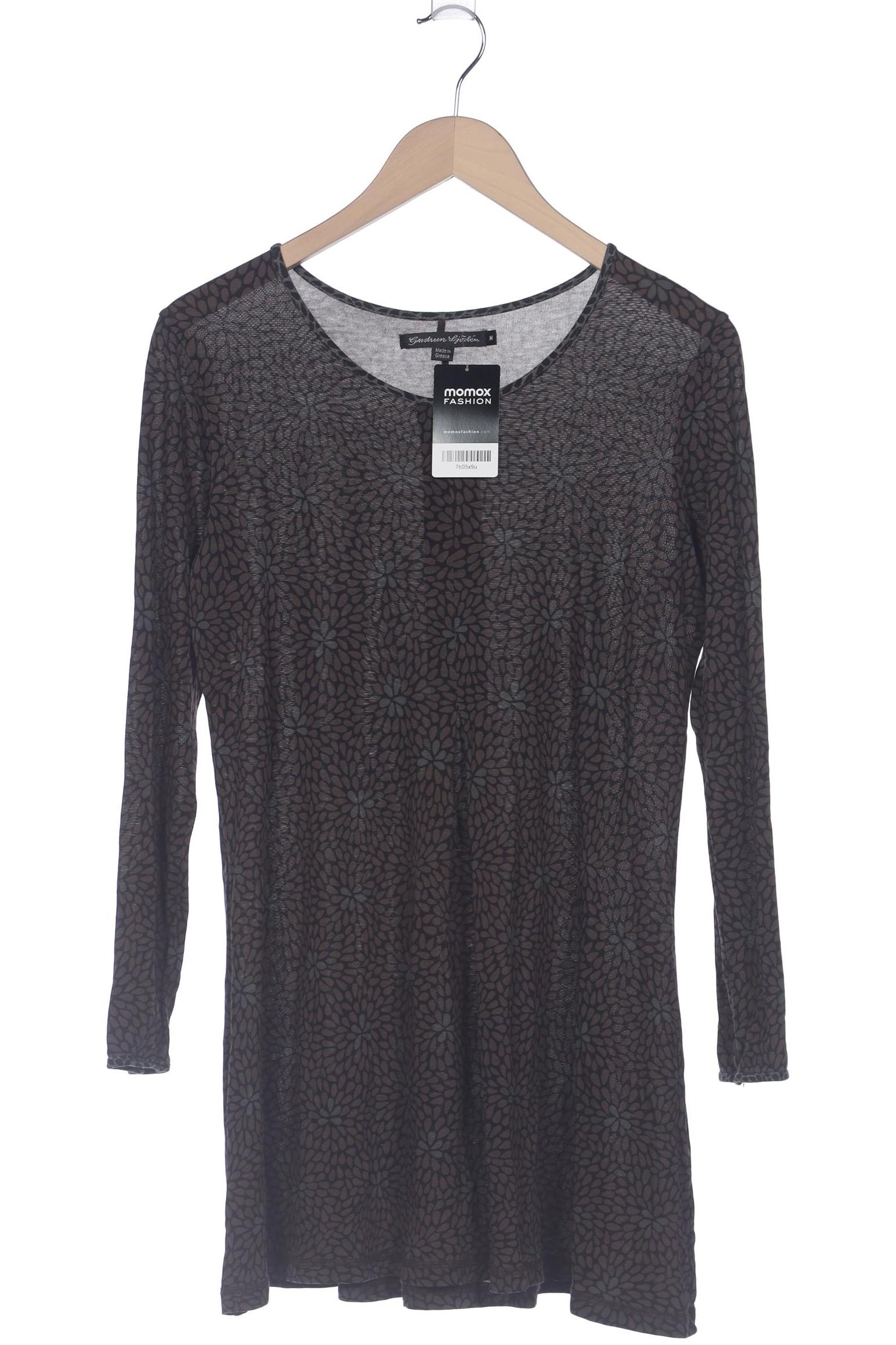 

Gudrun Sjödén Damen Langarmshirt, braun, Gr. 38