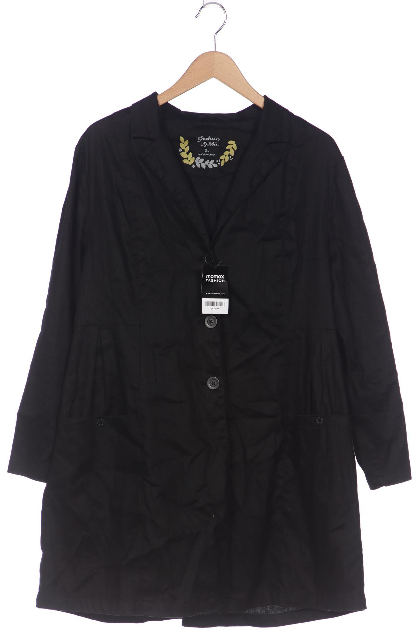 

Gudrun Sjödén Damen Mantel, schwarz, Gr. 44