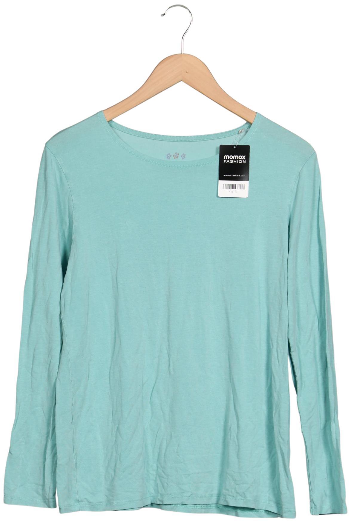 

Gudrun Sjödén Damen Langarmshirt, türkis, Gr. 42