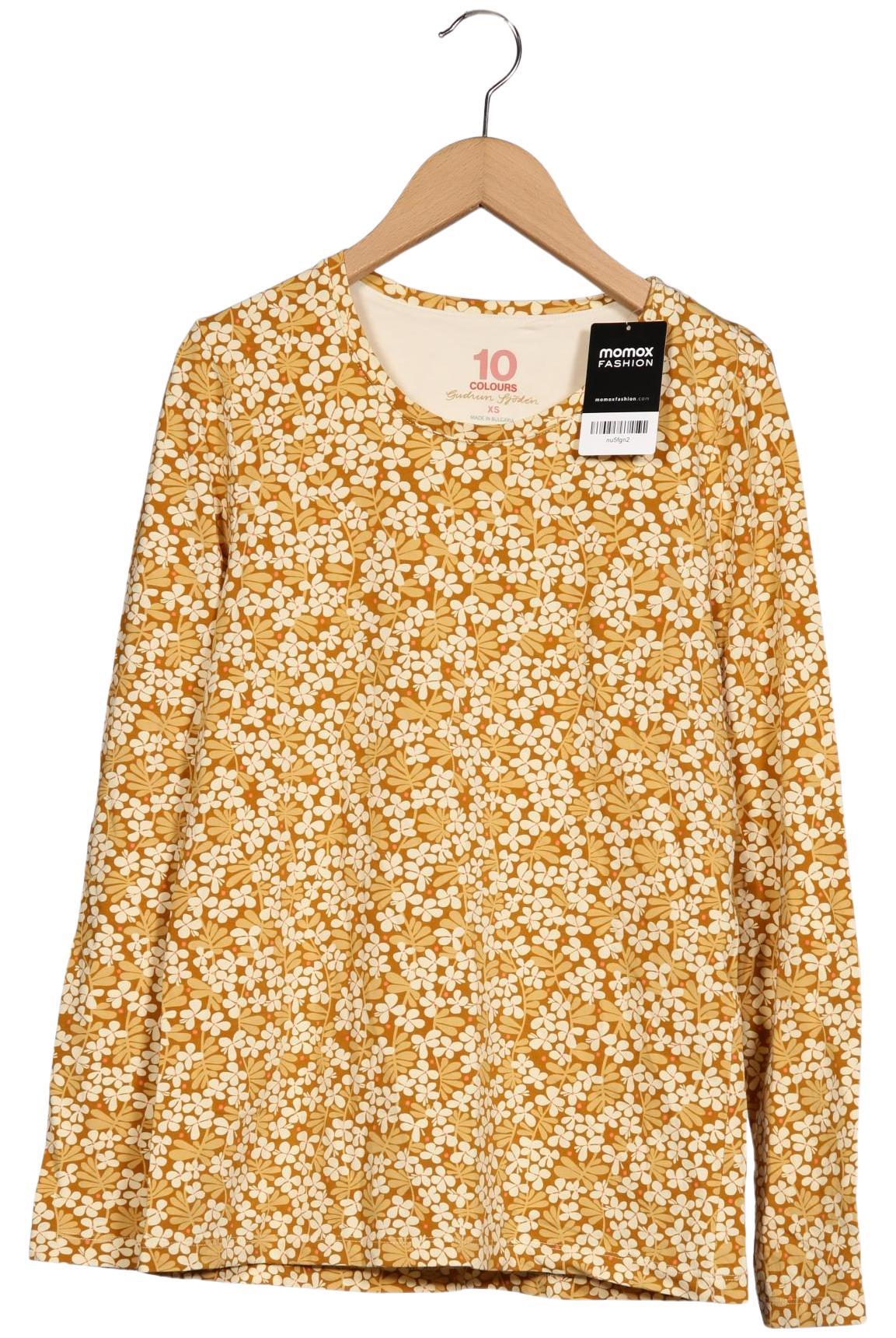 

Gudrun Sjödén Damen Langarmshirt, beige, Gr. 34
