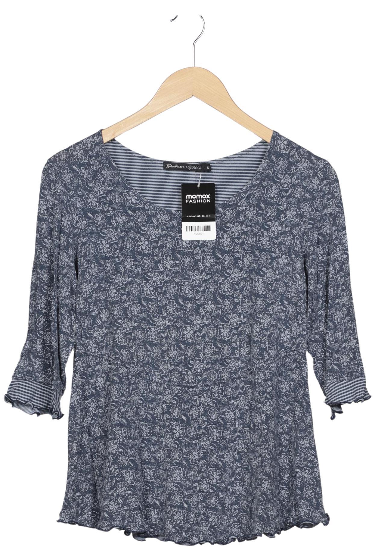 

Gudrun Sjödén Damen Langarmshirt, blau, Gr. 36
