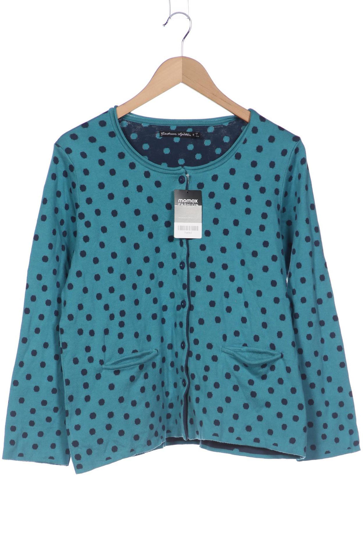 

Gudrun Sjödén Damen Strickjacke, türkis, Gr. 38