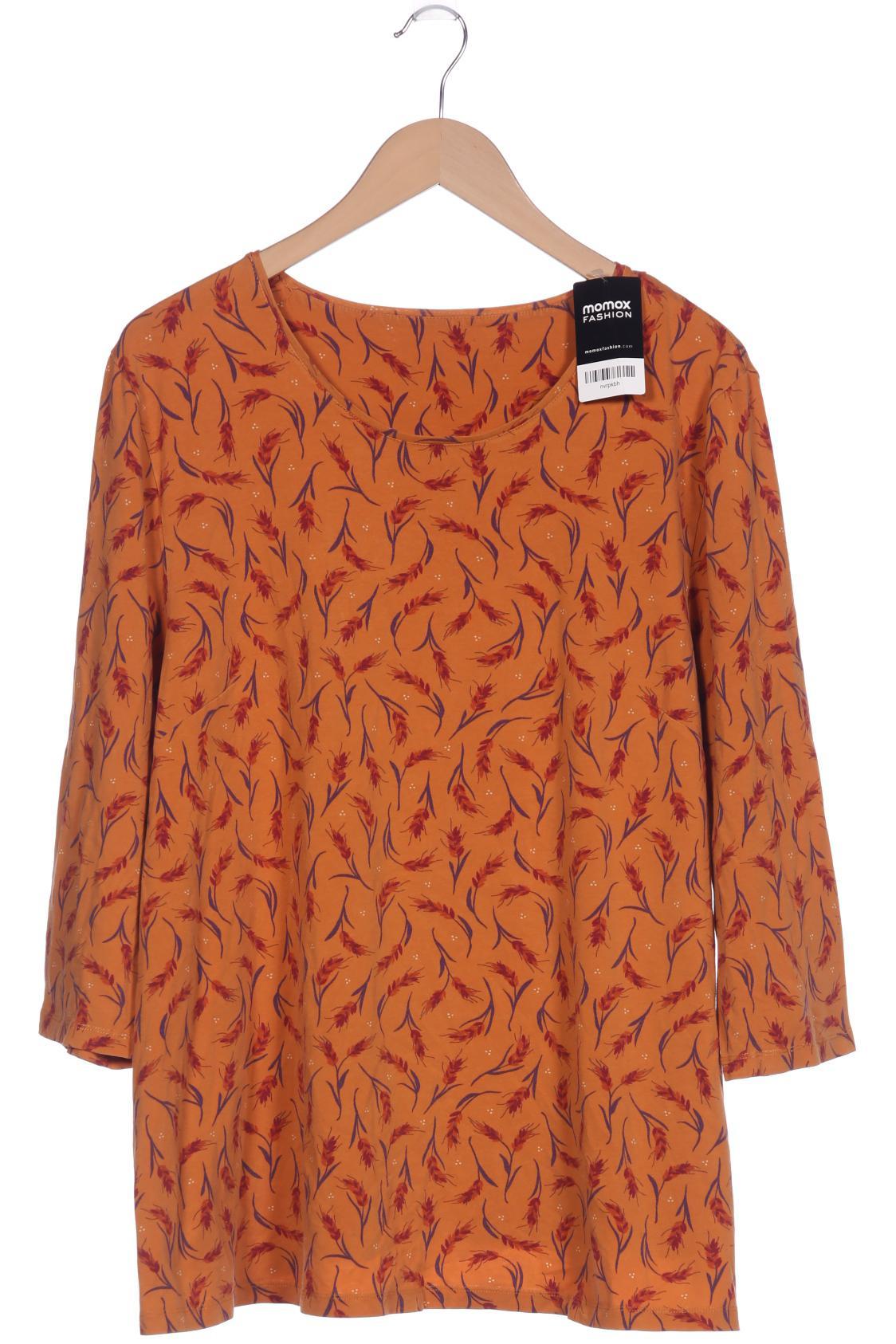 

Gudrun Sjödén Damen Langarmshirt, orange, Gr. 48