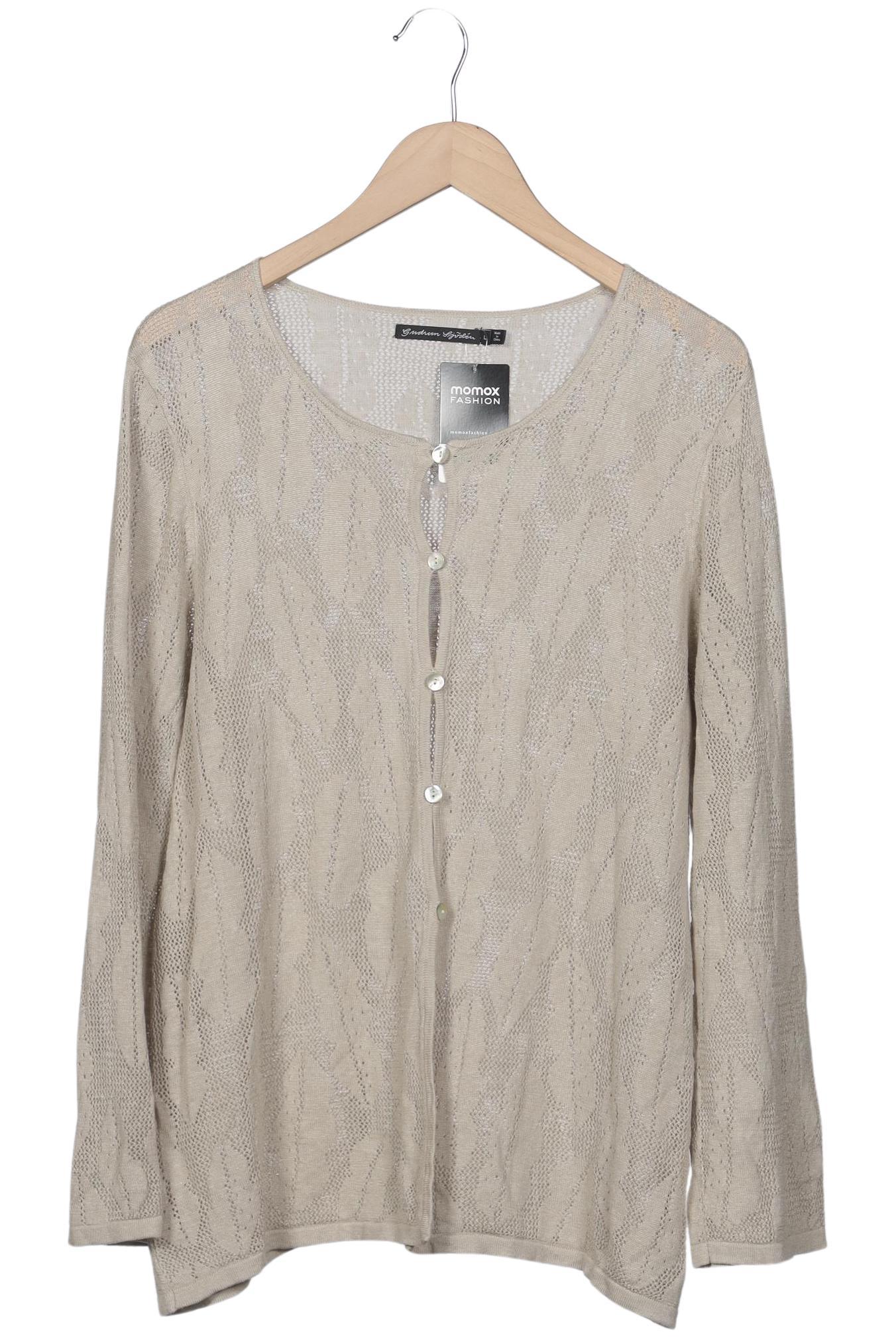 

Gudrun Sjödén Damen Strickjacke, beige, Gr. 42