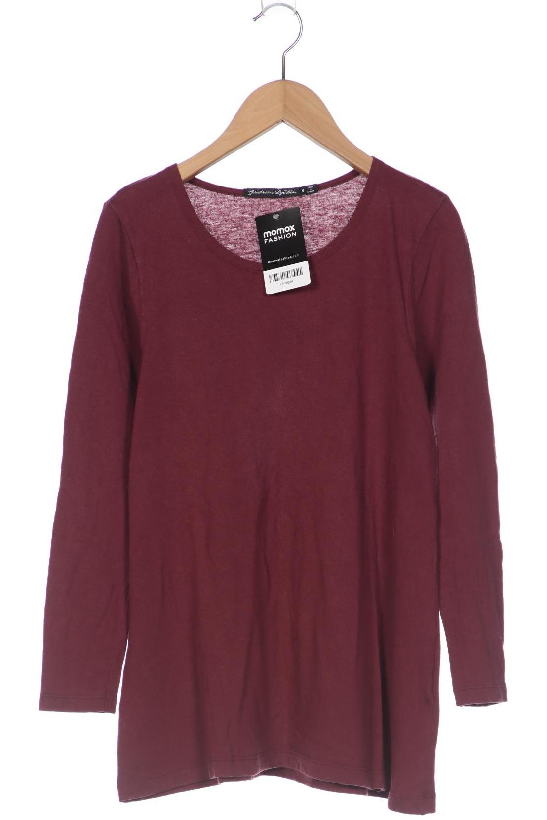 

Gudrun Sjödén Damen Langarmshirt, bordeaux, Gr. 36