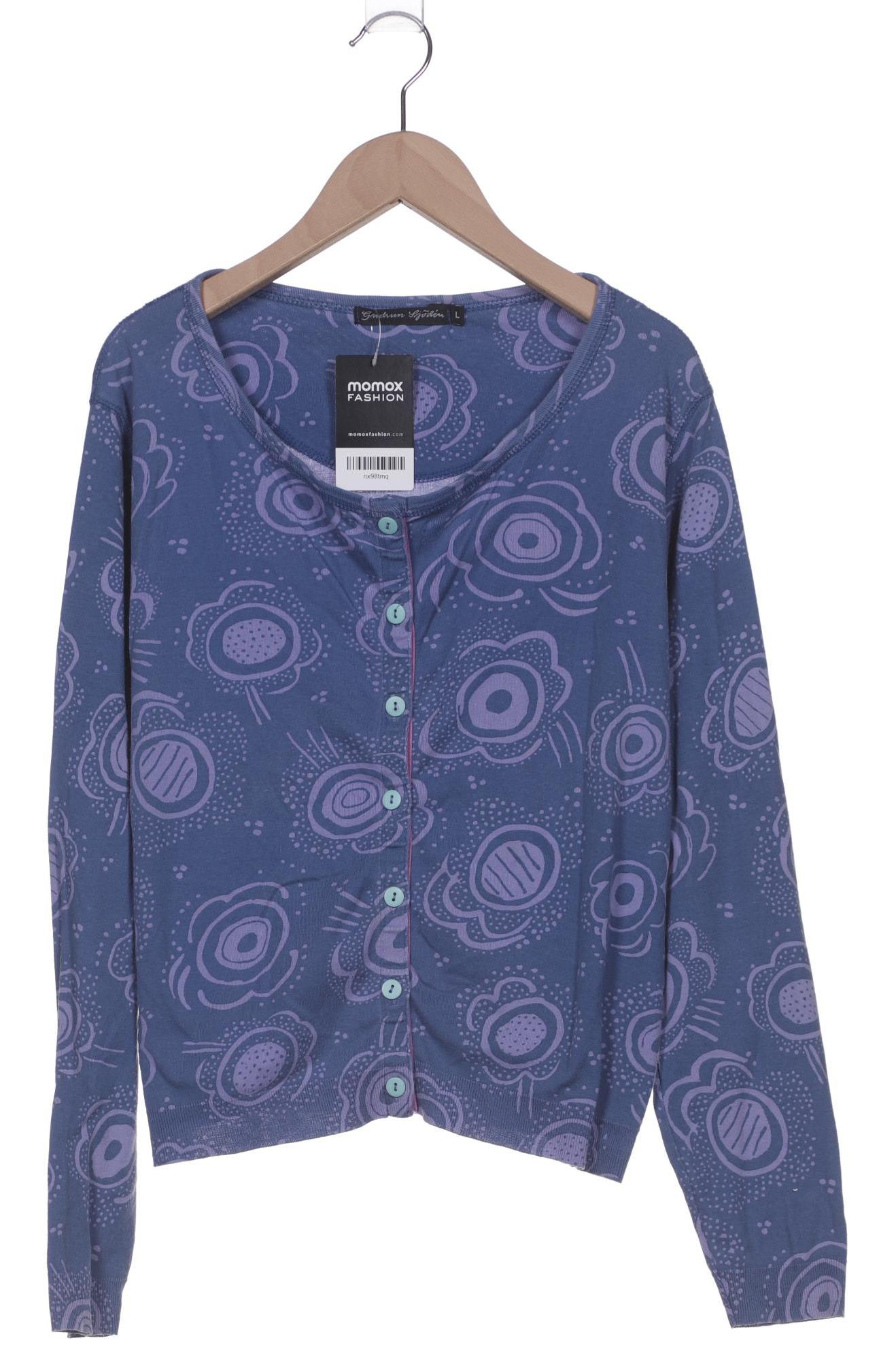 

Gudrun Sjödén Damen Strickjacke, blau, Gr. 42